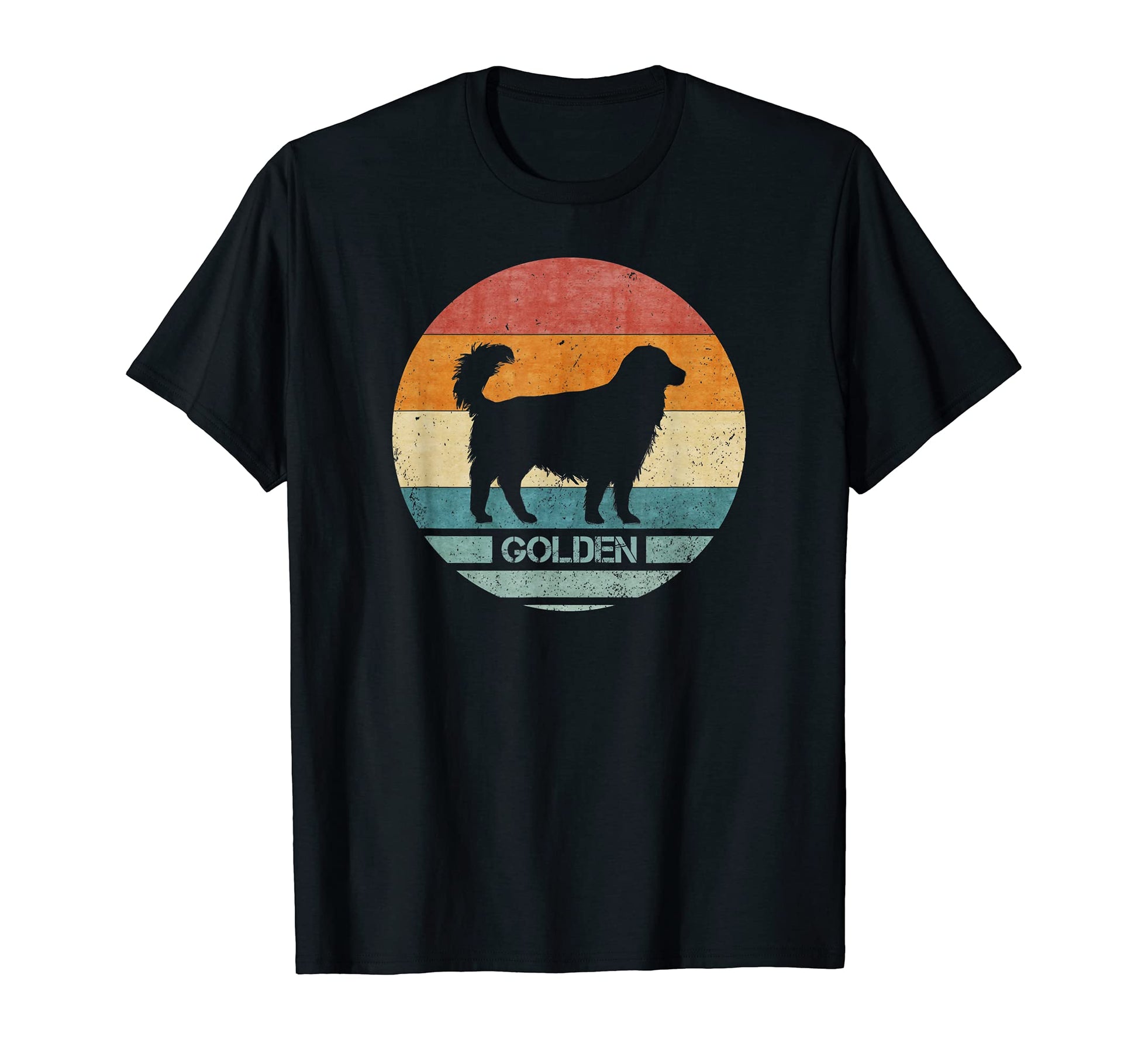 Golden Retriever Dog Silhouette T-Shirt - Streetwear Style for Adults - T-Shirt, Sweatshirt, Hoodie
