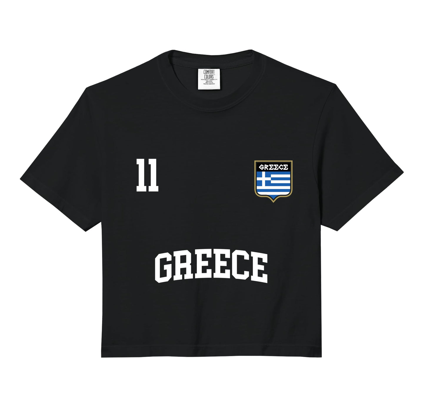 Greece No 11 Greek Flag Football Hoodie - Casual Everyday Wear for Adults - T-Shirt, Sweatshirt, Hoodie