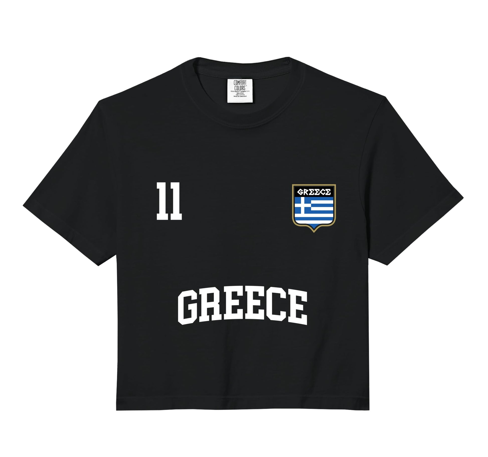 Greece No 11 Greek Flag Football Hoodie - Casual Everyday Wear for Adults - T-Shirt, Sweatshirt, Hoodie