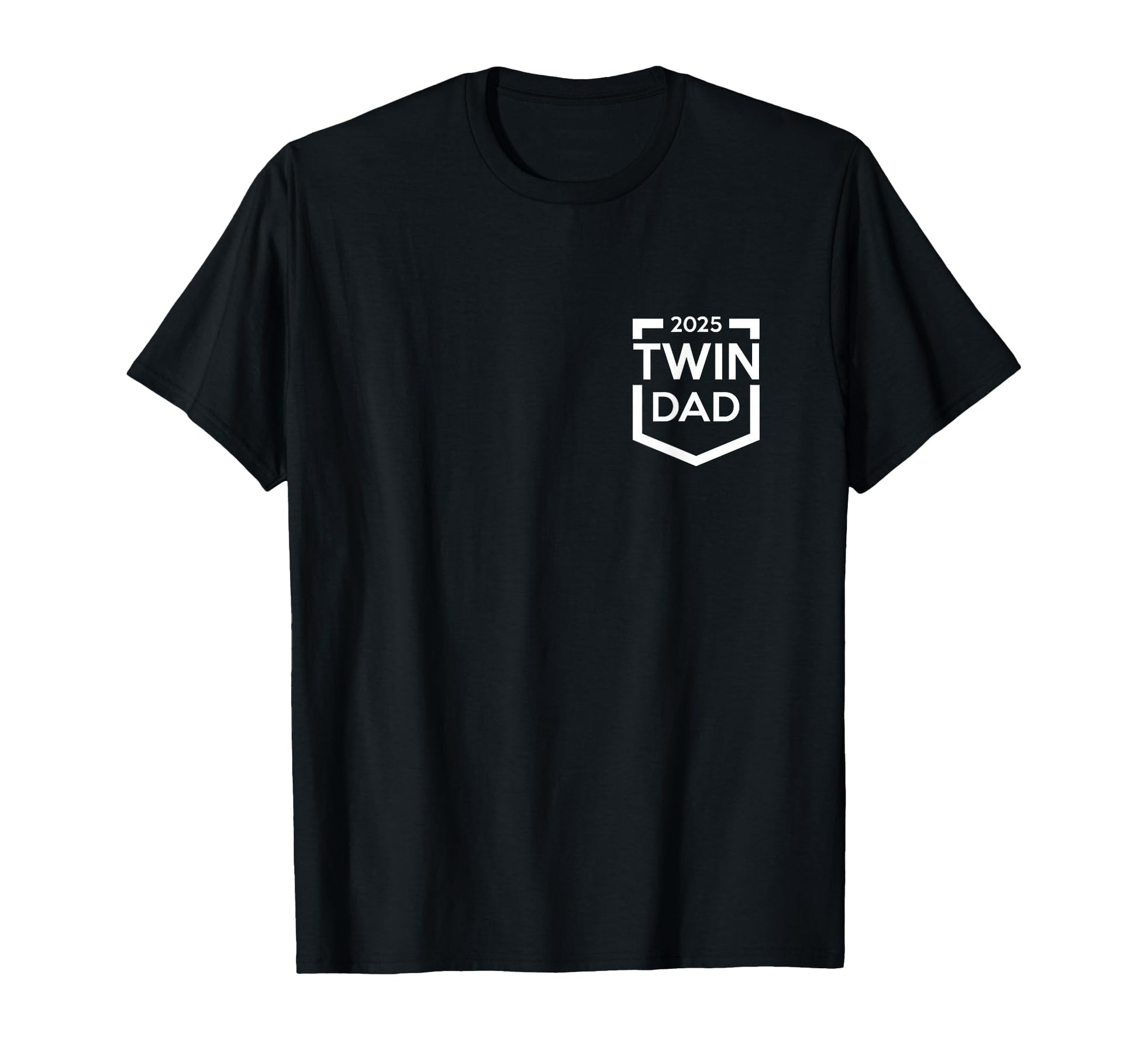 Twin Dad Est 2025 New Father Daddy T-Shirt - Novelty Apparel for Adults - T-Shirt, Sweatshirt, Hoodie