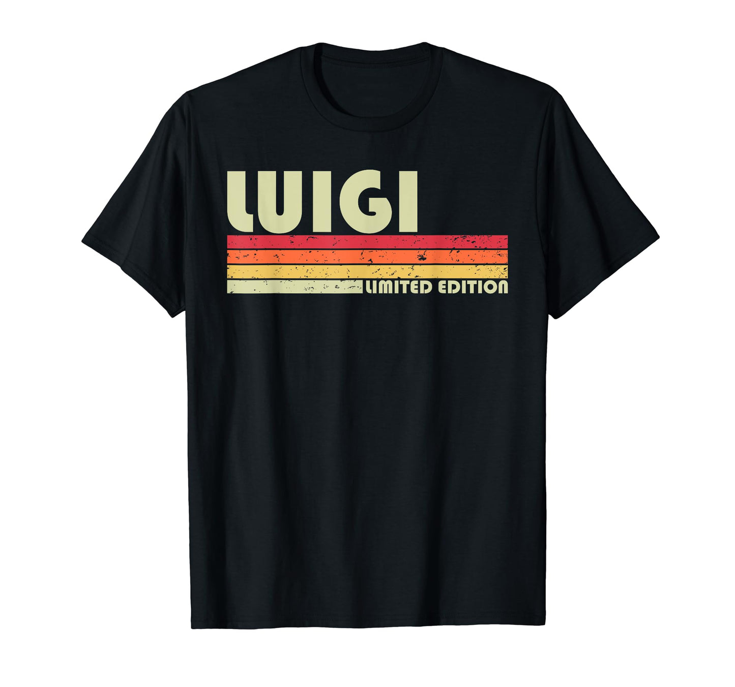 Luigi Gift Name Personalized Funny T-Shirt - Minimalist Print Men Women - T-Shirt, Sweatshirt, Hoodie