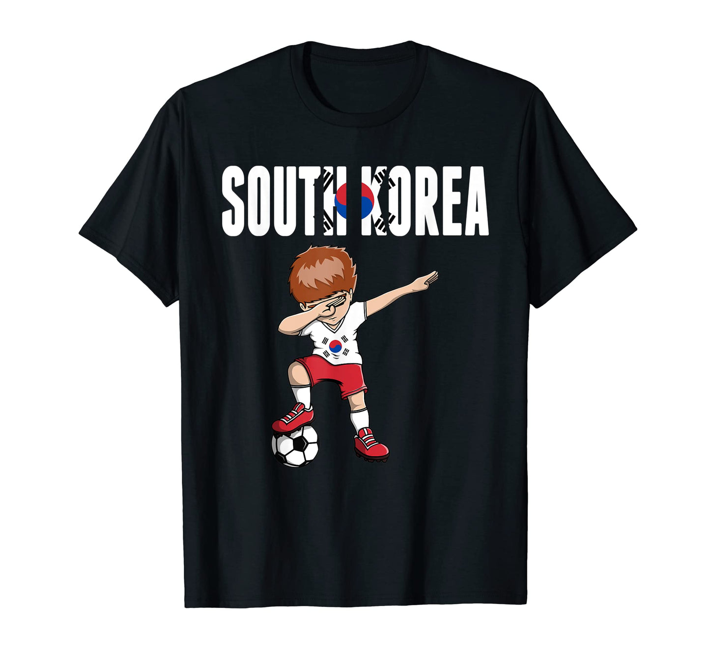 Dabbing Soccer South Korea Soccer Fan T-Shirt - Aesthetic Graphic Unisex - T-Shirt, Sweatshirt, Hoodie