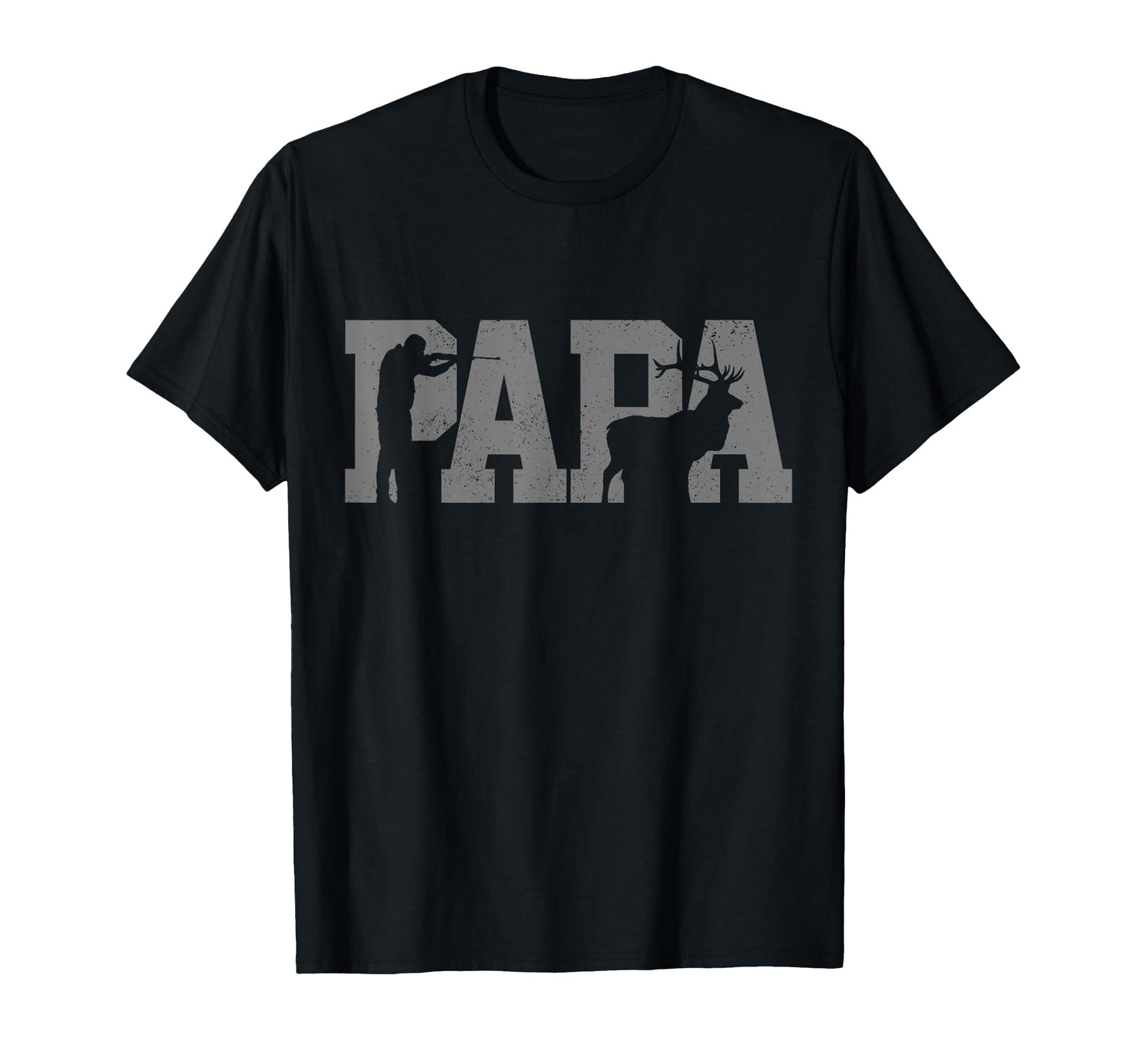 Hunter Dad Deer Father Fathers Day T-Shirt - Trendy Graphic for Adults - T-Shirt, Sweatshirt, Hoodie