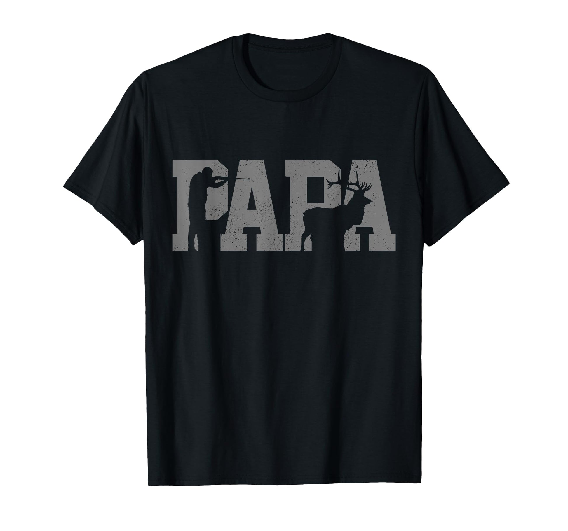 Hunter Dad Deer Father Fathers Day T-Shirt - Trendy Graphic for Adults - T-Shirt, Sweatshirt, Hoodie