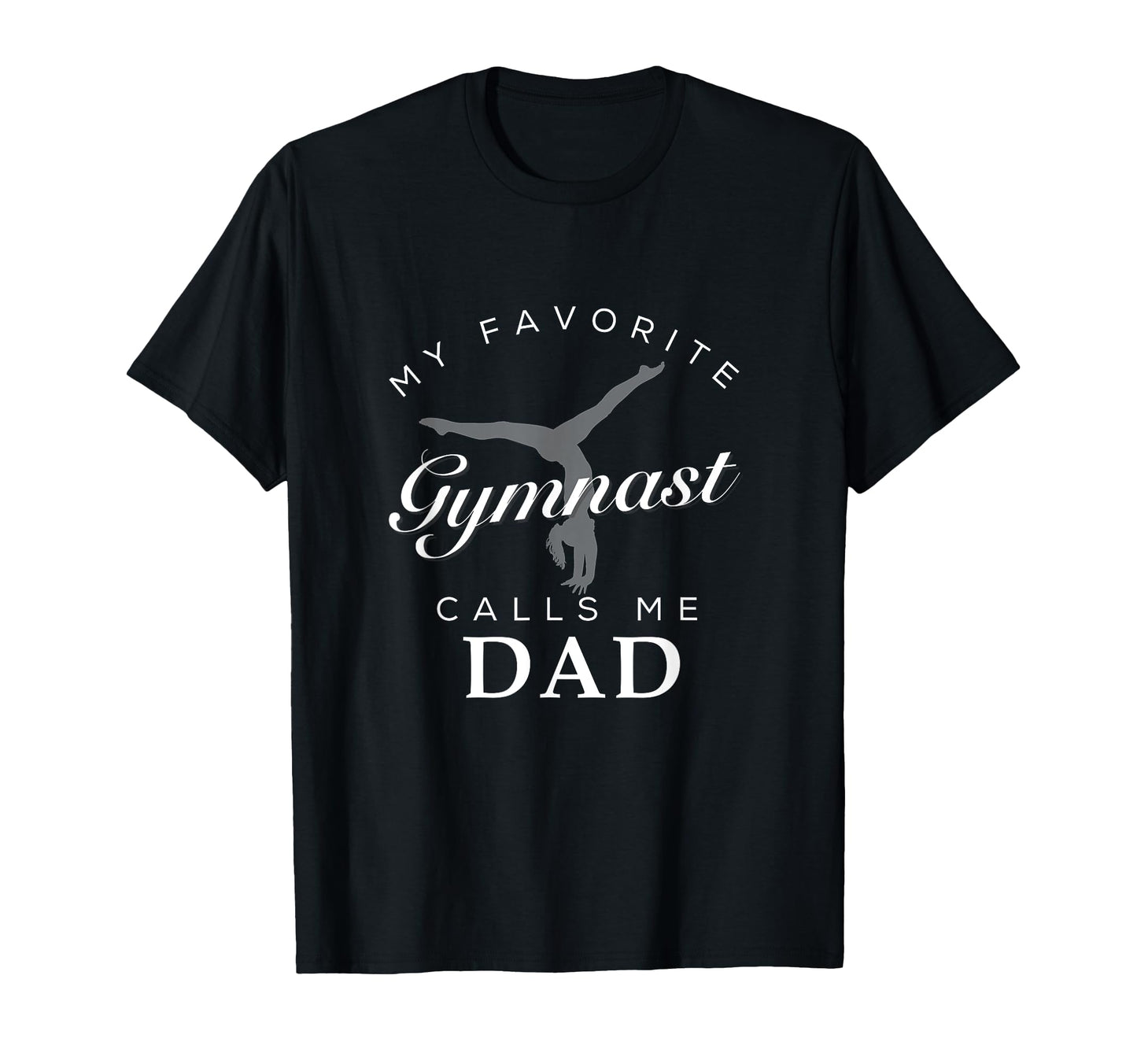 Mens Gymnastics Dad And Daughter T-Shirt - Minimalist Print for Adults - T-Shirt, Sweatshirt, Hoodie