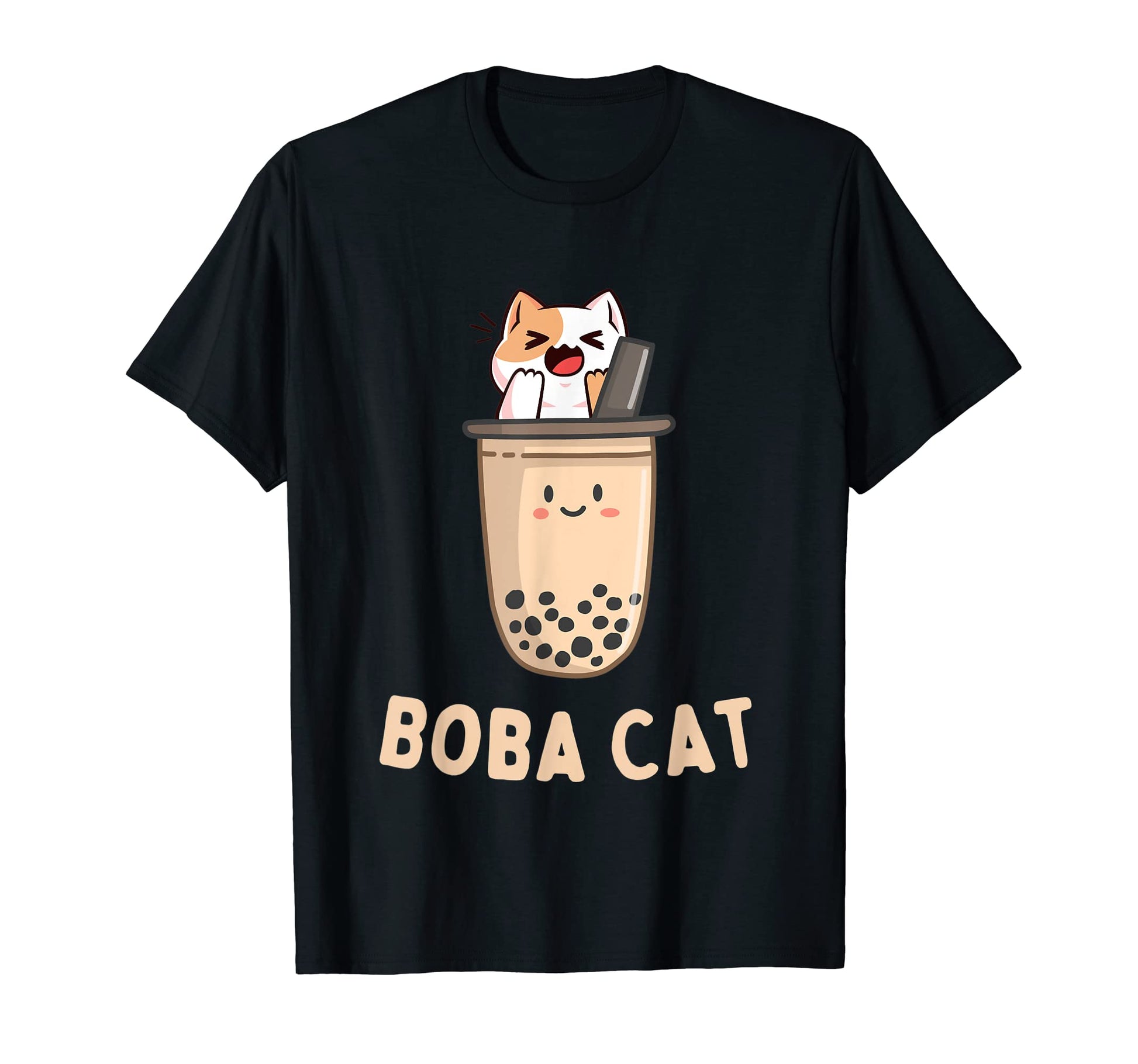 Boba Tea Cat Funny Kitten Lover Corny T-Shirt - Unique Graphic Men Women - T-Shirt, Sweatshirt, Hoodie