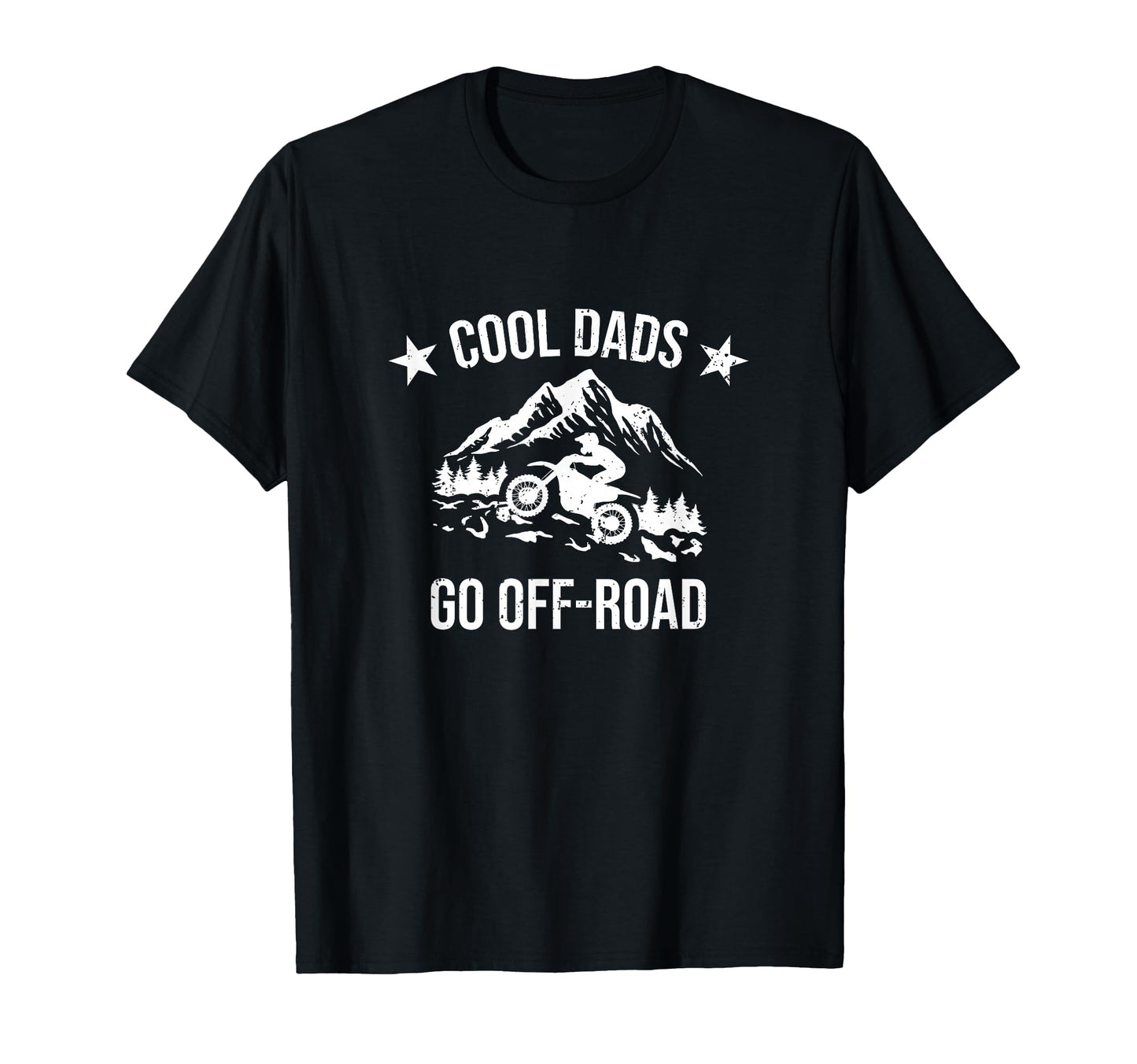 Dads Go Off Road Motocross Dirt Bike T-Shirt - Novelty Apparel for Adults - T-Shirt, Sweatshirt, Hoodie