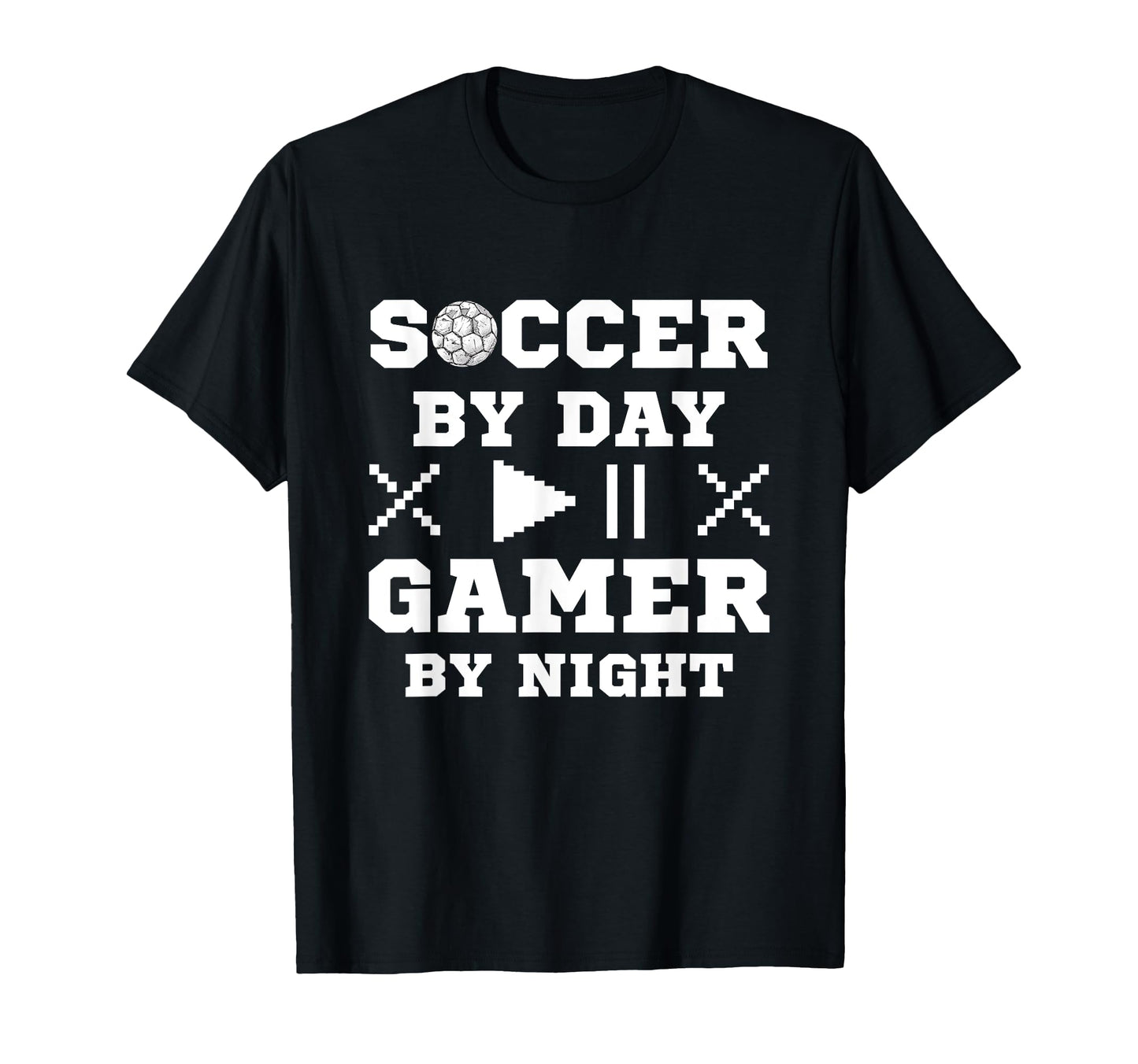 Soccer Day Gamer Night Soccer Player T-Shirt - Minimalist Print for Adults - T-Shirt, Sweatshirt, Hoodie
