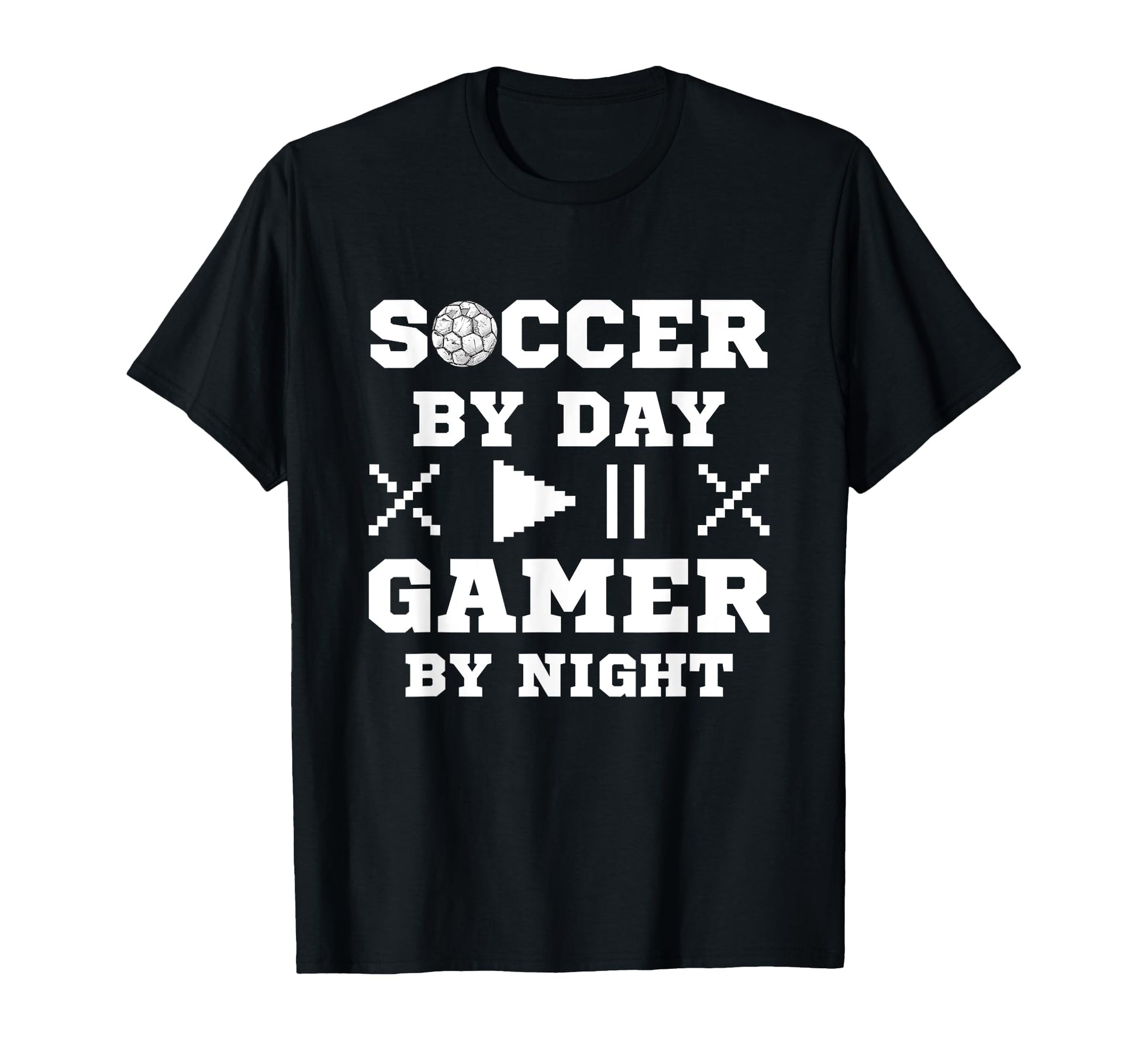 Soccer Day Gamer Night Soccer Player T-Shirt - Minimalist Print for Adults - T-Shirt, Sweatshirt, Hoodie