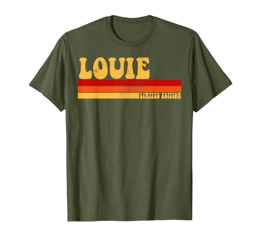 Amastyle Co Louie Name Personalized T-Shirt - Unique Graphic Men Women - T-Shirt, Sweatshirt, Hoodie