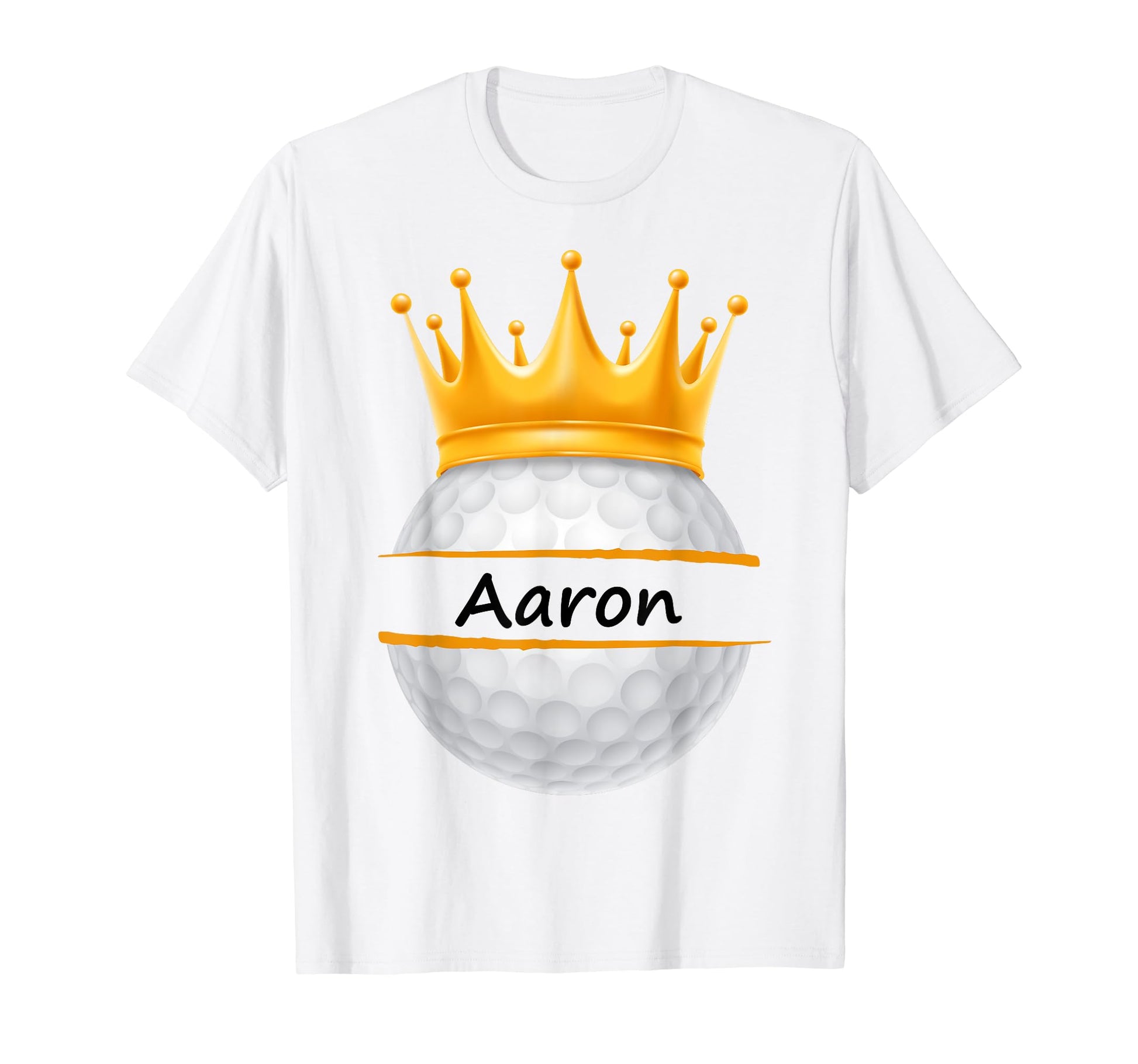 Novelty Golf Personalized Name Aaron T-Shirt - Novelty Apparel Unisex - T-Shirt, Sweatshirt, Hoodie