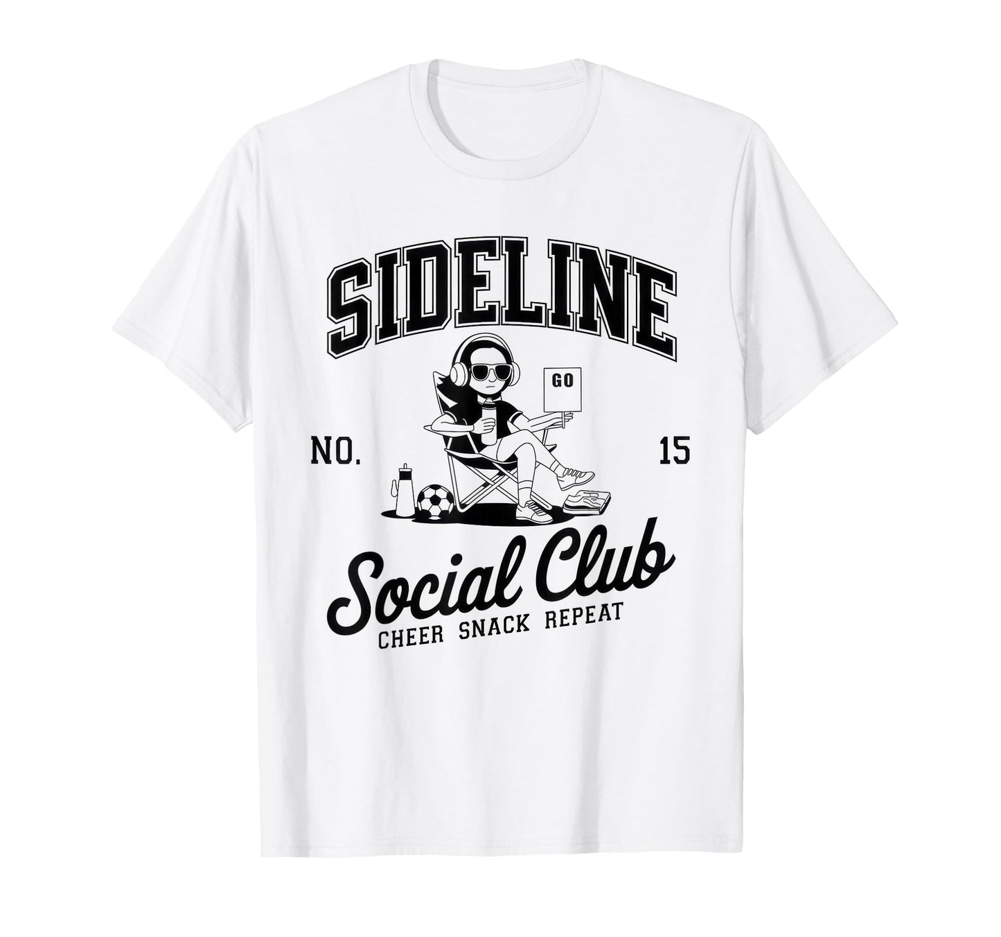 Sideline Social Club Soccer Mom Game T-Shirt - Streetwear Style for Adults - T-Shirt, Sweatshirt, Hoodie