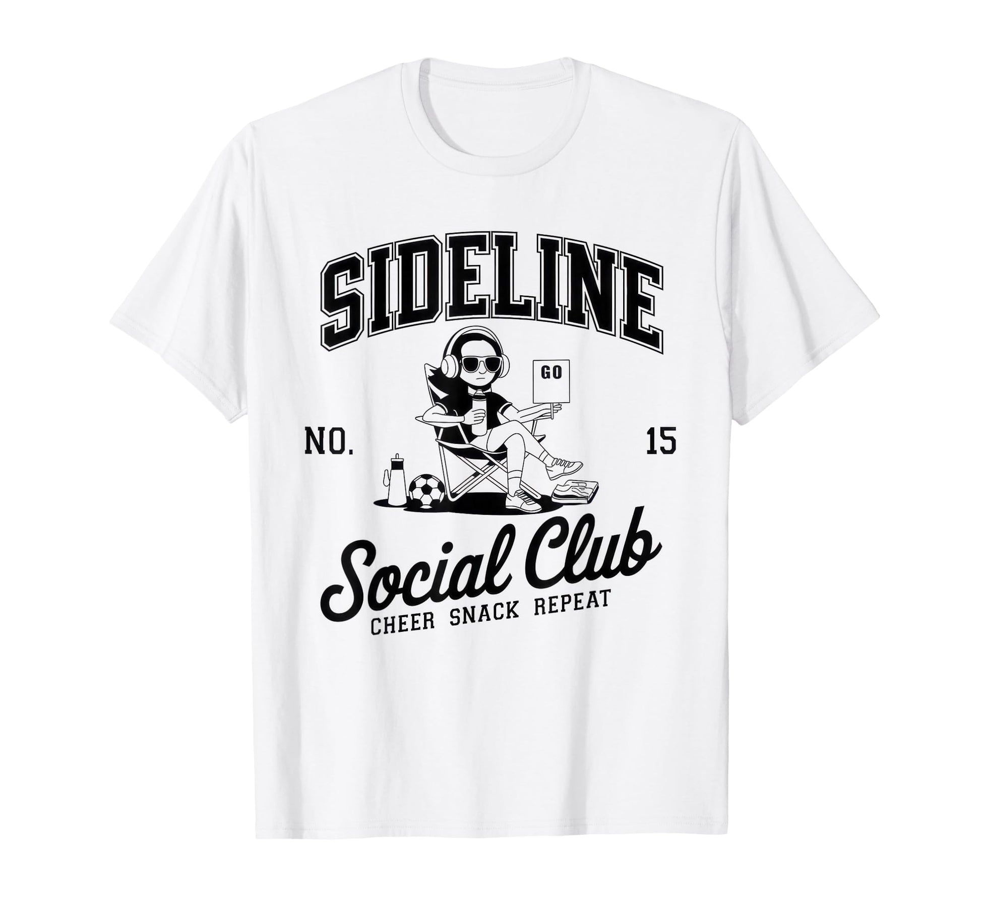Sideline Social Club Soccer Mom Game T-Shirt - Streetwear Style for Adults - T-Shirt, Sweatshirt, Hoodie