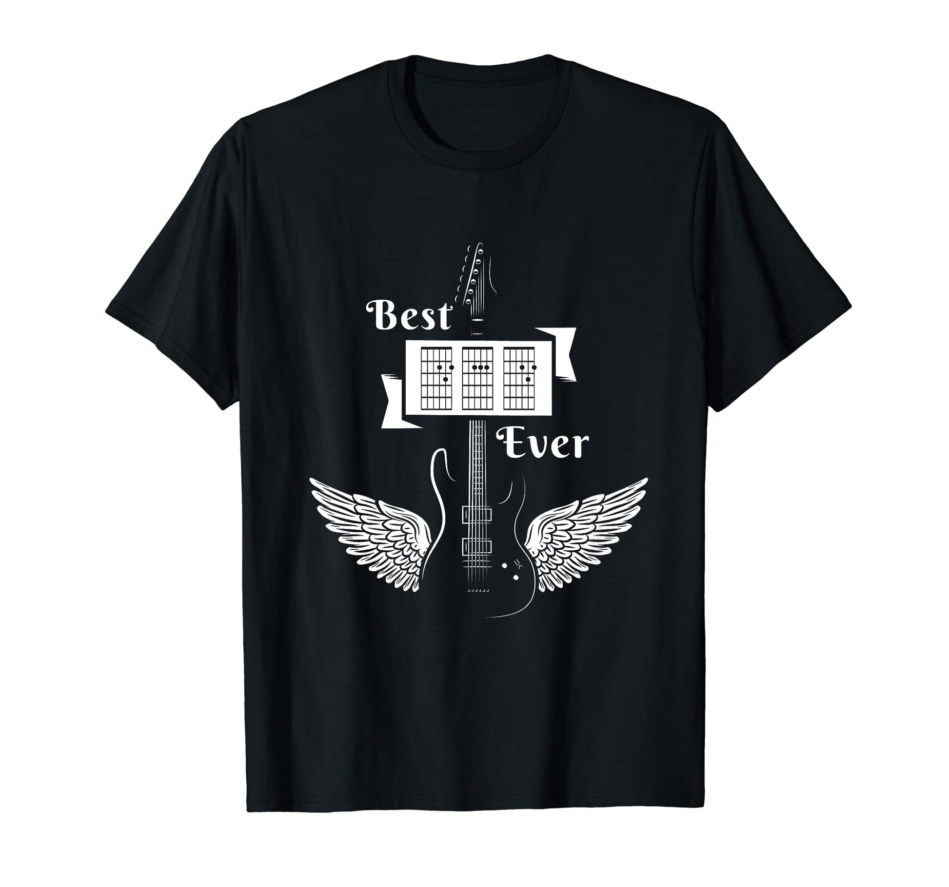 Fathers Day Best Dad Ever Guitar T-Shirt - Streetwear Style for Adults - T-Shirt, Sweatshirt, Hoodie