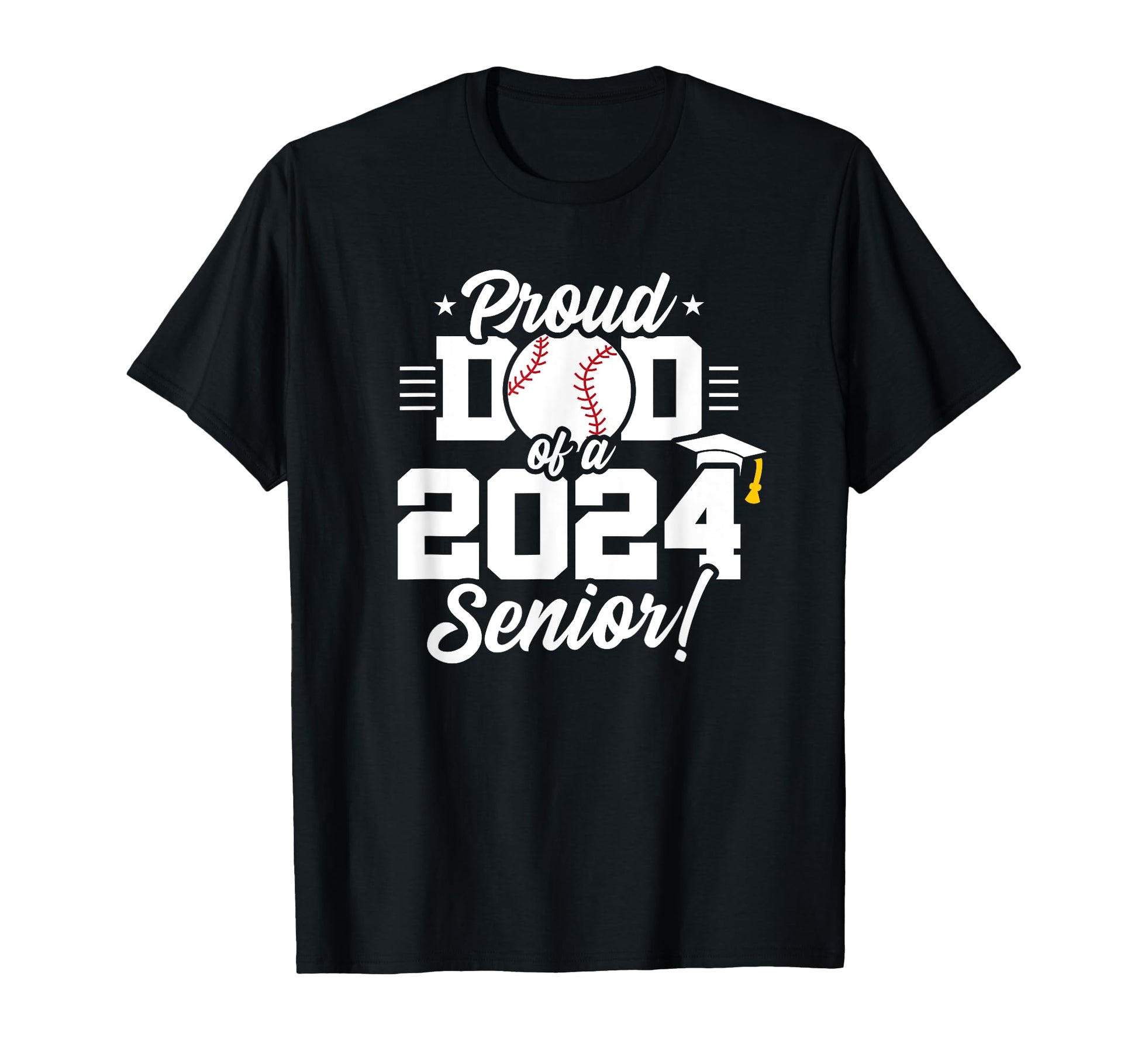 Class 2024 Senior Year Baseball T-Shirt - Casual Everyday Wear Men Women - T-Shirt, Sweatshirt, Hoodie