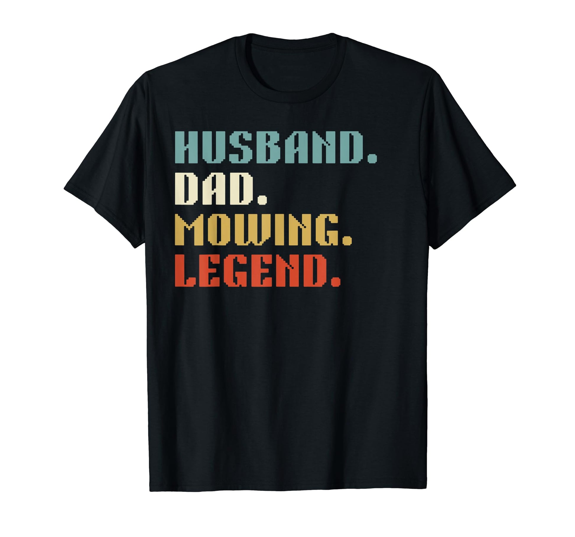 Husband Dad Mowing Art Legend Dad T-Shirt - Custom Art Print for Adults - T-Shirt, Sweatshirt, Hoodie