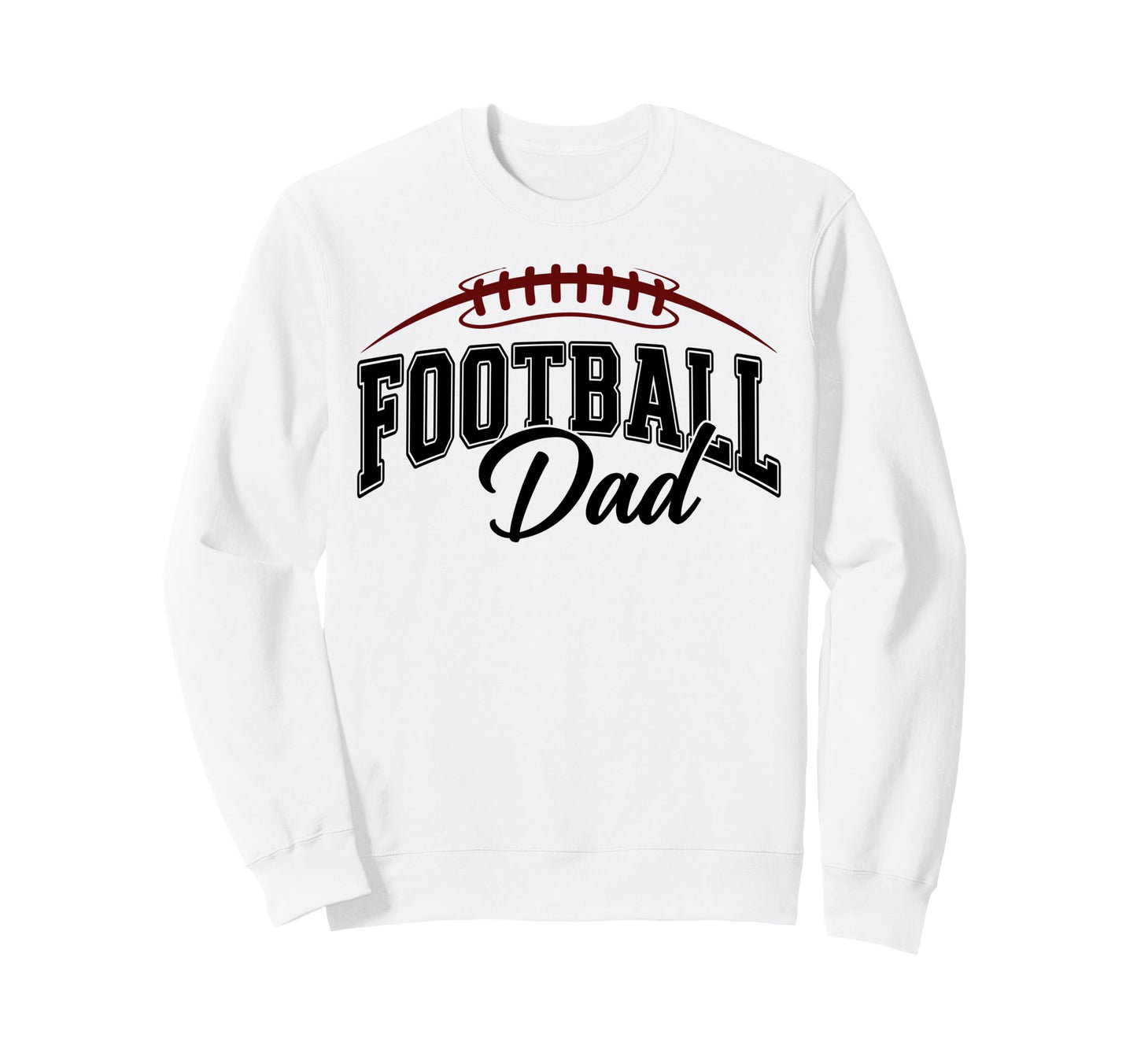 Football Dad Football Lovers Sweatshirt - Minimalist Print for Adults - T-Shirt, Sweatshirt, Hoodie