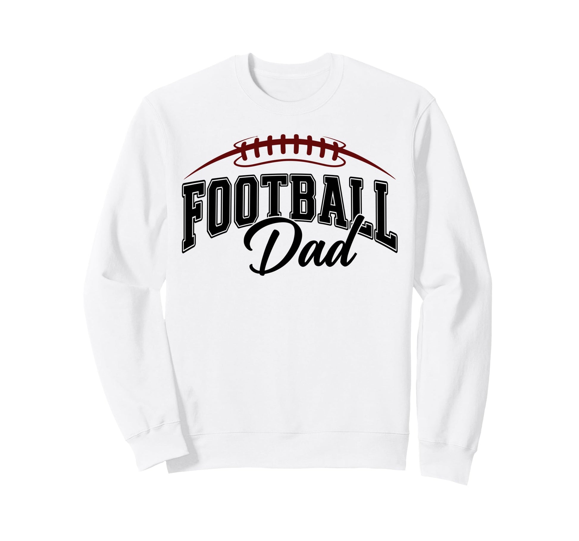 Football Dad Football Lovers Sweatshirt - Minimalist Print for Adults - T-Shirt, Sweatshirt, Hoodie
