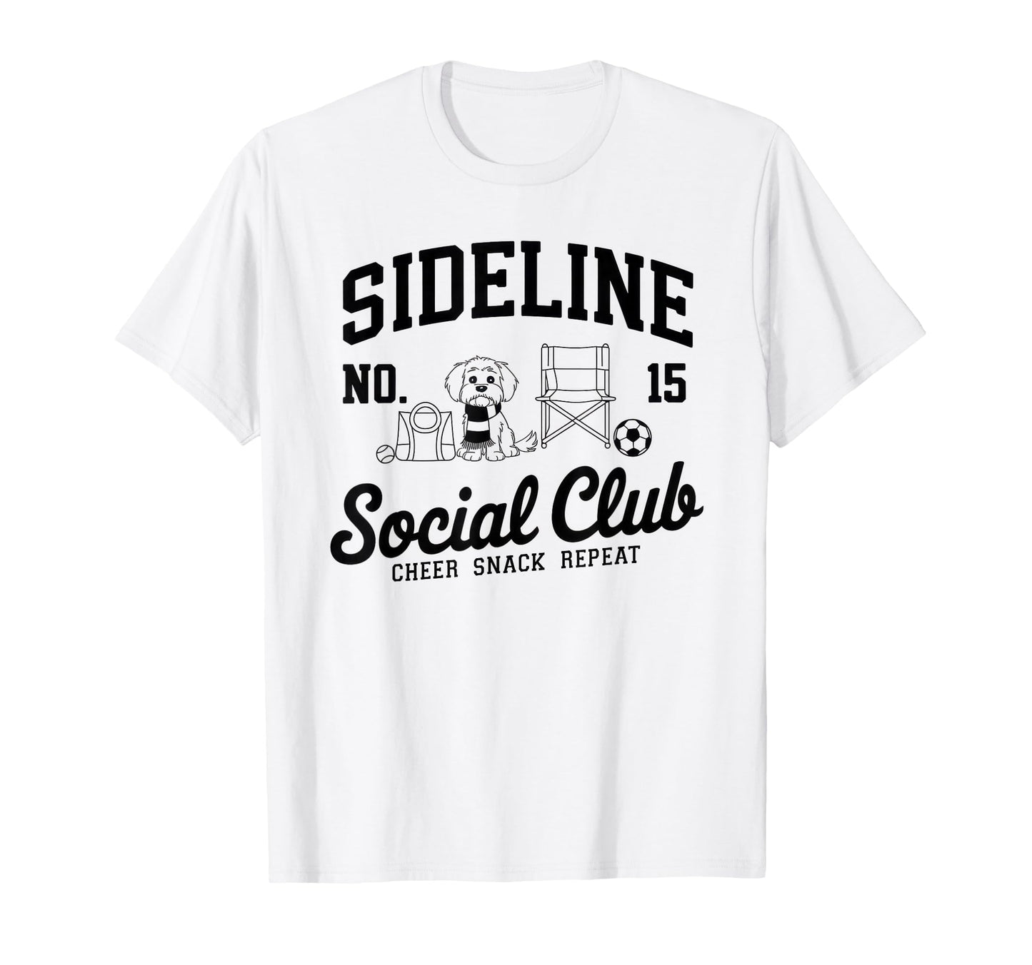 Sideline Social Club Soccer Mom Game Day T-Shirt - Aesthetic Graphic Unisex - T-Shirt, Sweatshirt, Hoodie