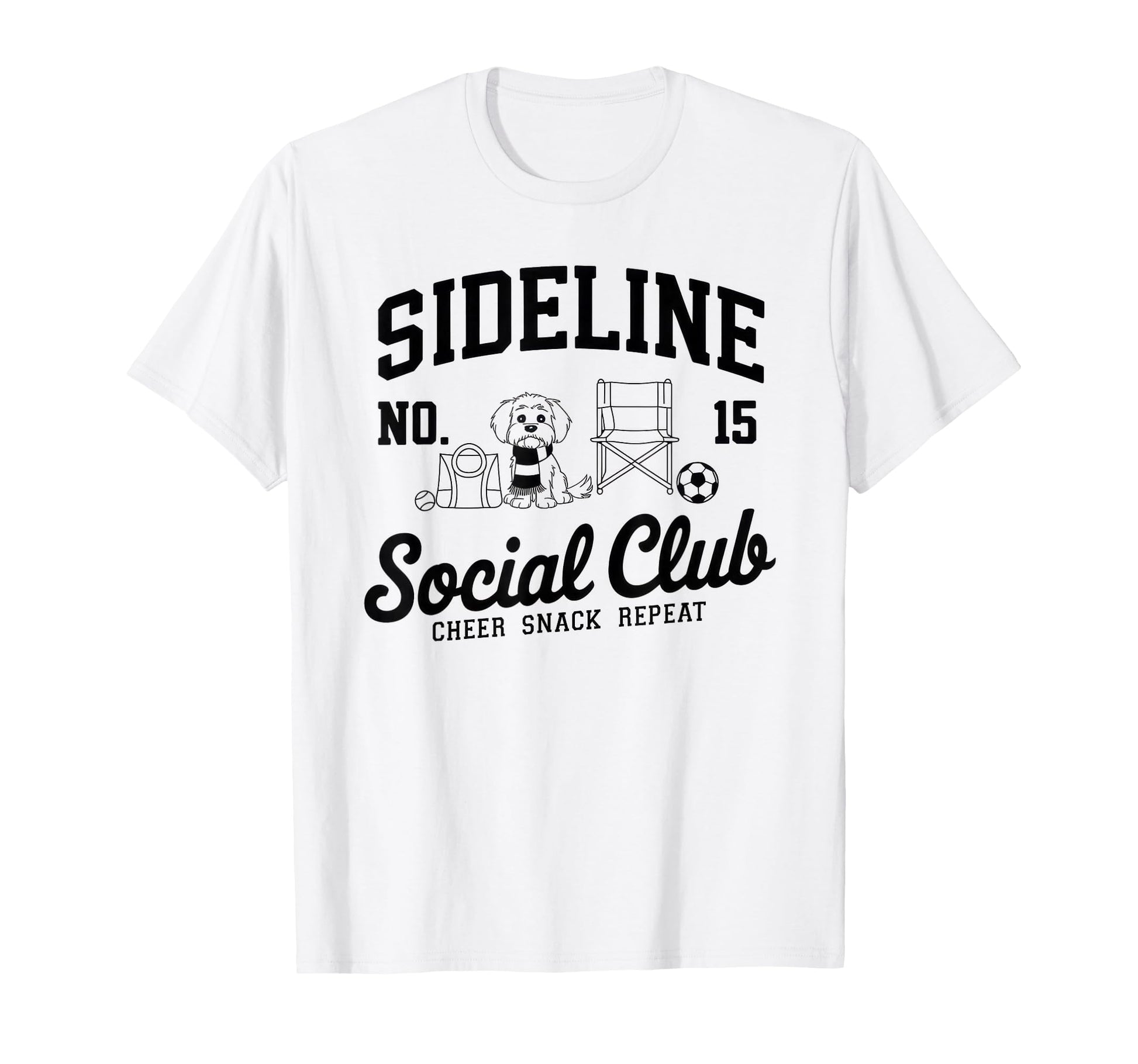 Sideline Social Club Soccer Mom Game Day T-Shirt - Aesthetic Graphic Unisex - T-Shirt, Sweatshirt, Hoodie