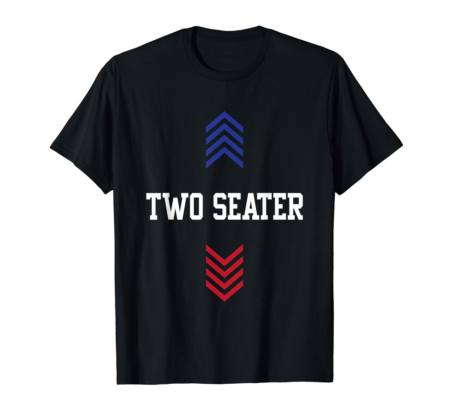 Two Seater 4Th July American Flag Dad T-Shirt - Minimalist Print Unisex - T-Shirt, Sweatshirt, Hoodie