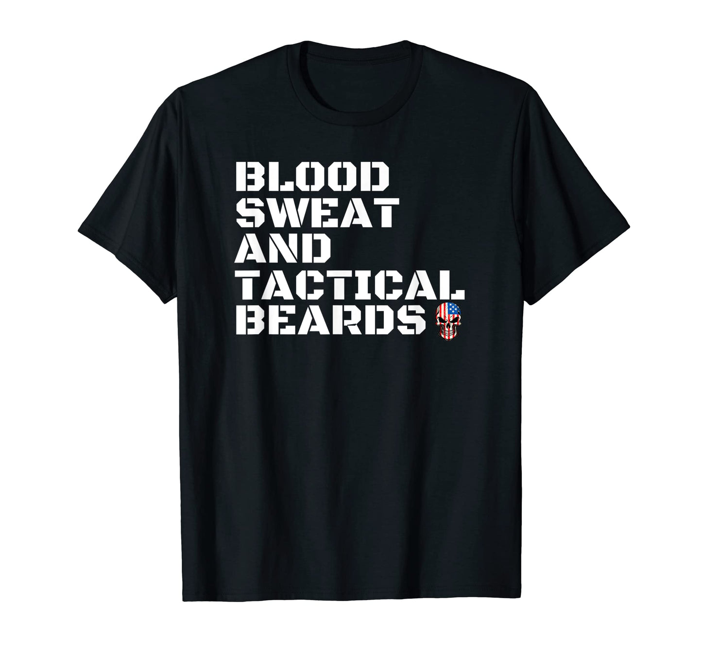 Mens Funny Bearded Military Dad T-Shirt - Novelty Apparel for Adults - T-Shirt, Sweatshirt, Hoodie