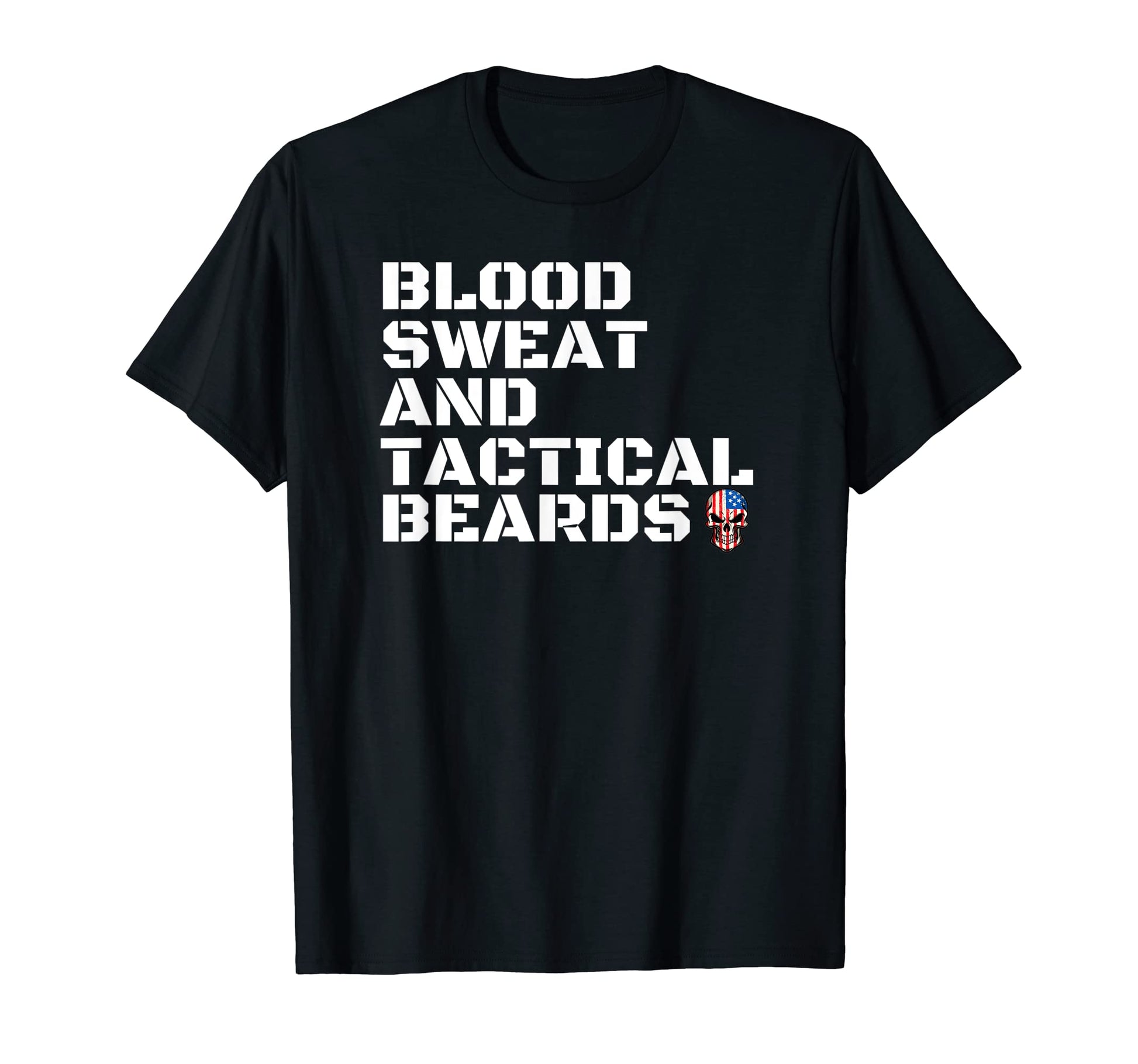 Mens Funny Bearded Military Dad T-Shirt - Novelty Apparel for Adults - T-Shirt, Sweatshirt, Hoodie