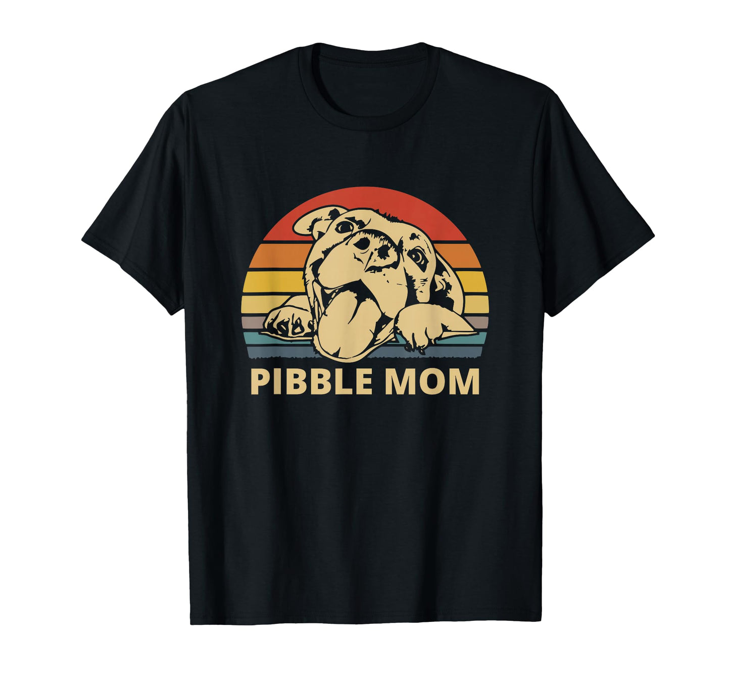 Pibble Mom I Love My Pit Pit Face T-Shirt - Novelty Apparel Men Women - T-Shirt, Sweatshirt, Hoodie