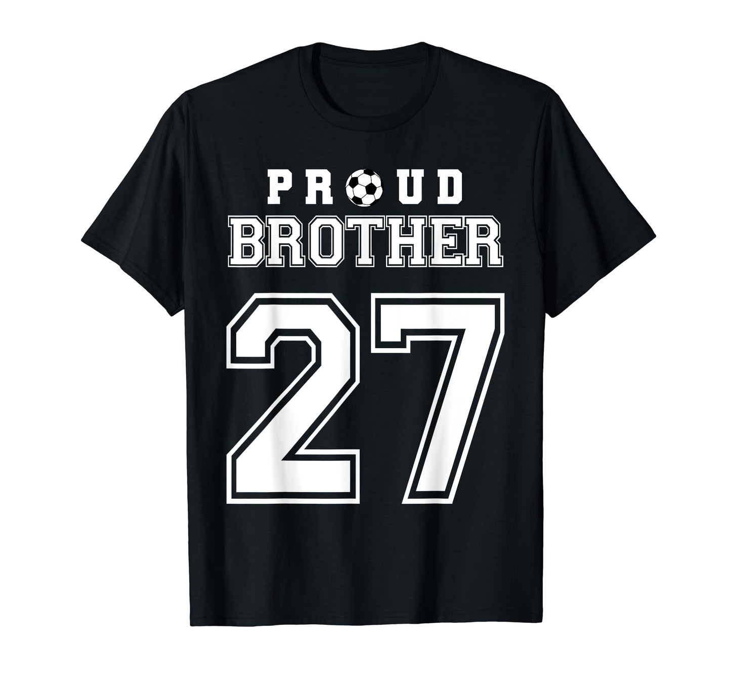 Number 27 Custom Proud Soccer Futbol T-Shirt - Graphic Print for Adults - T-Shirt, Sweatshirt, Hoodie