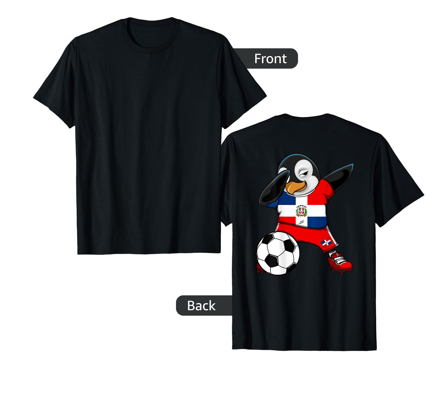Dab Penguin Dominican Republic T-Shirt - Aesthetic Graphic Men Women - T-Shirt, Sweatshirt, Hoodie