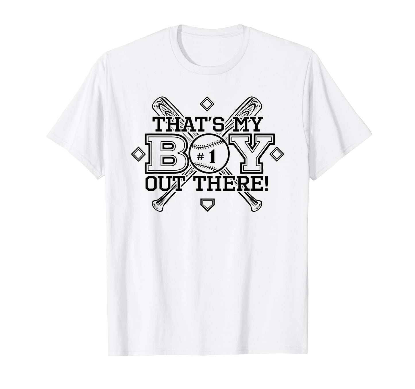 Baseball Mom Dad Thats My Proud T-Shirt - Streetwear Style Men Women - T-Shirt, Sweatshirt, Hoodie