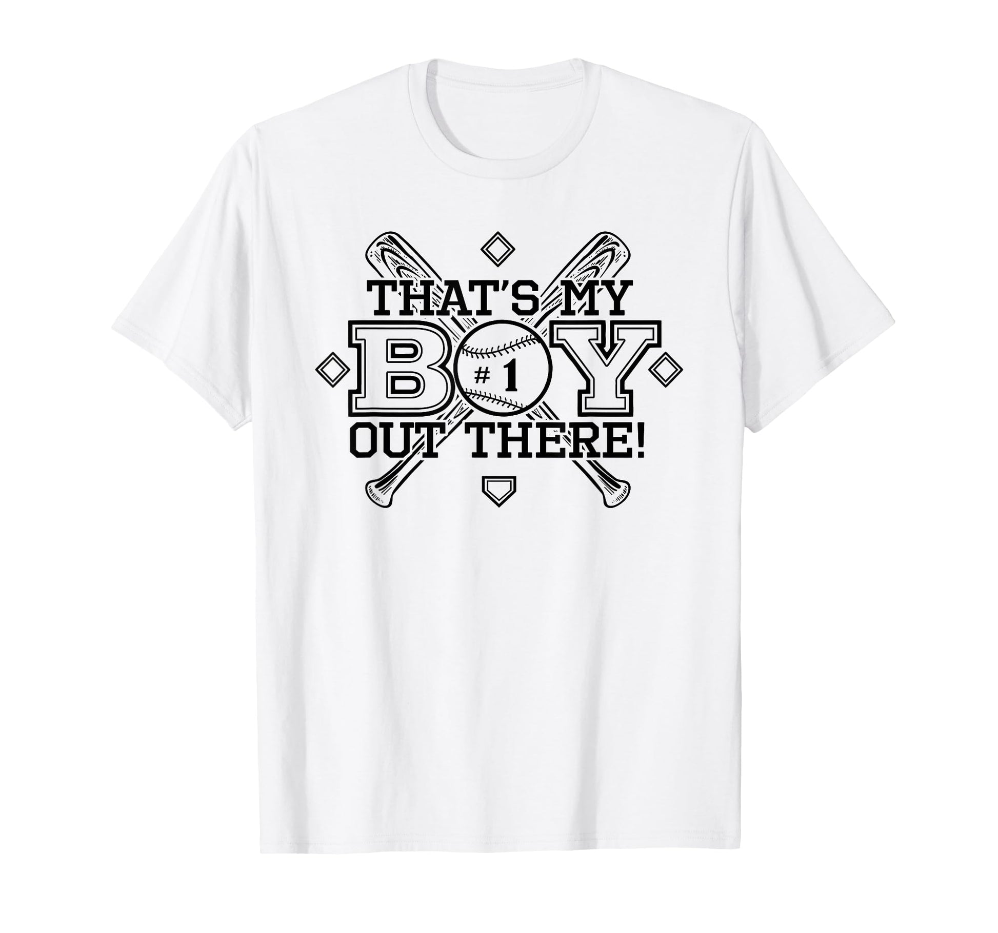 Baseball Mom Dad Thats My Proud T-Shirt - Streetwear Style Men Women - T-Shirt, Sweatshirt, Hoodie