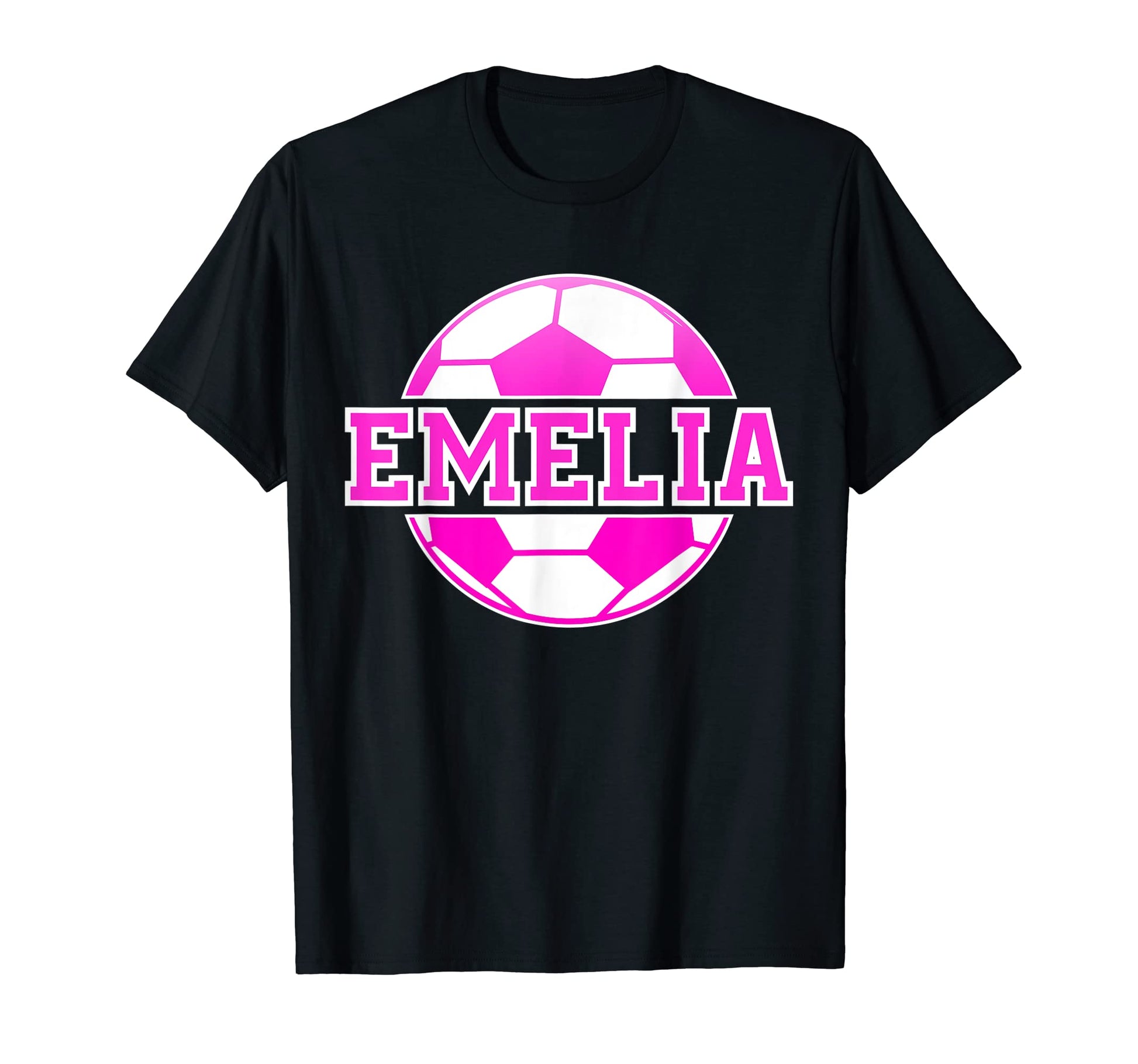 Emelia Name Soccer Play Football Sports T-Shirt - Trendy Graphic Men Women - T-Shirt, Sweatshirt, Hoodie