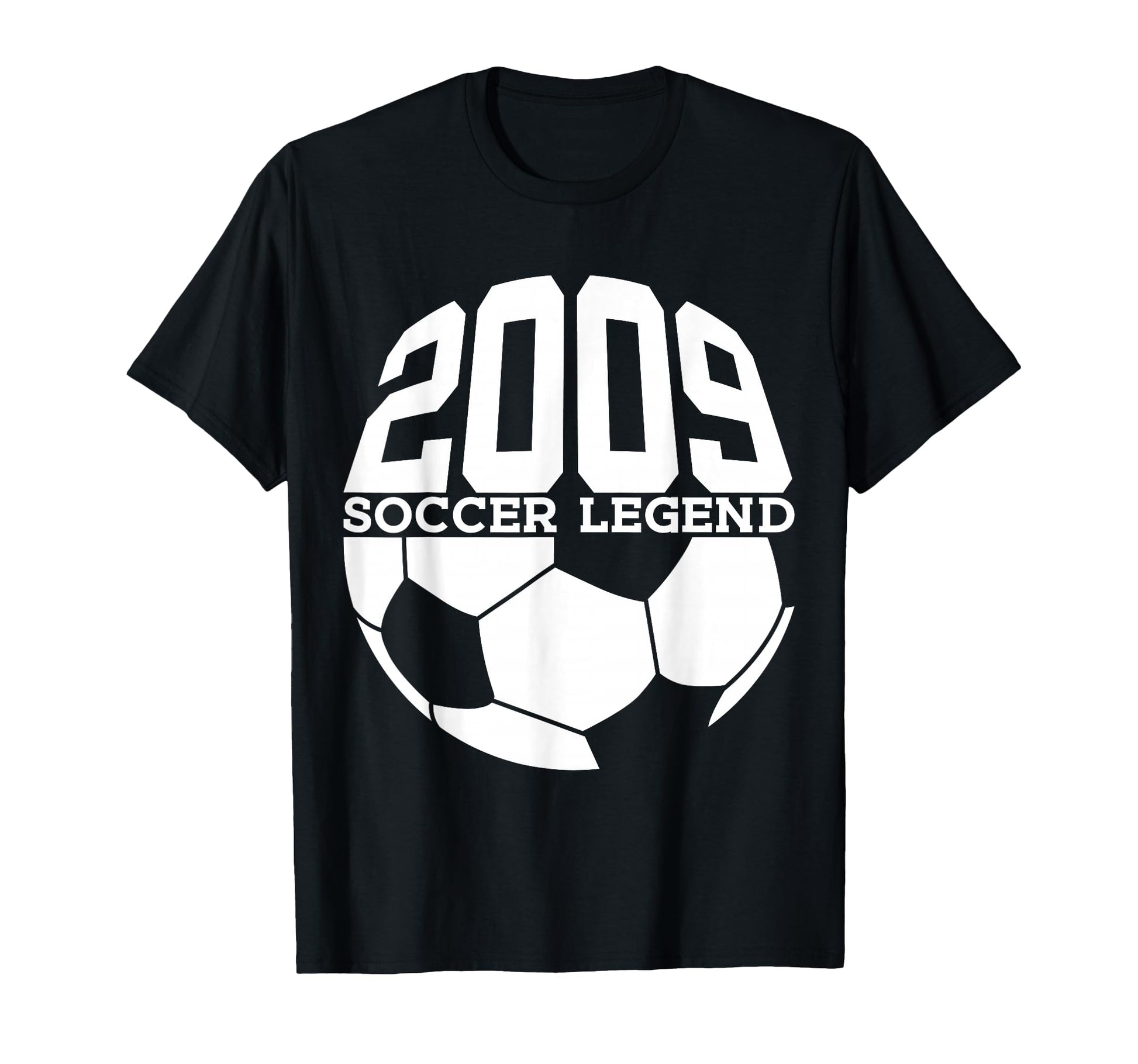 Soccer Legend 2009 17Th Birthday Soccer T-Shirt - Graphic Print Men Women - T-Shirt, Sweatshirt, Hoodie