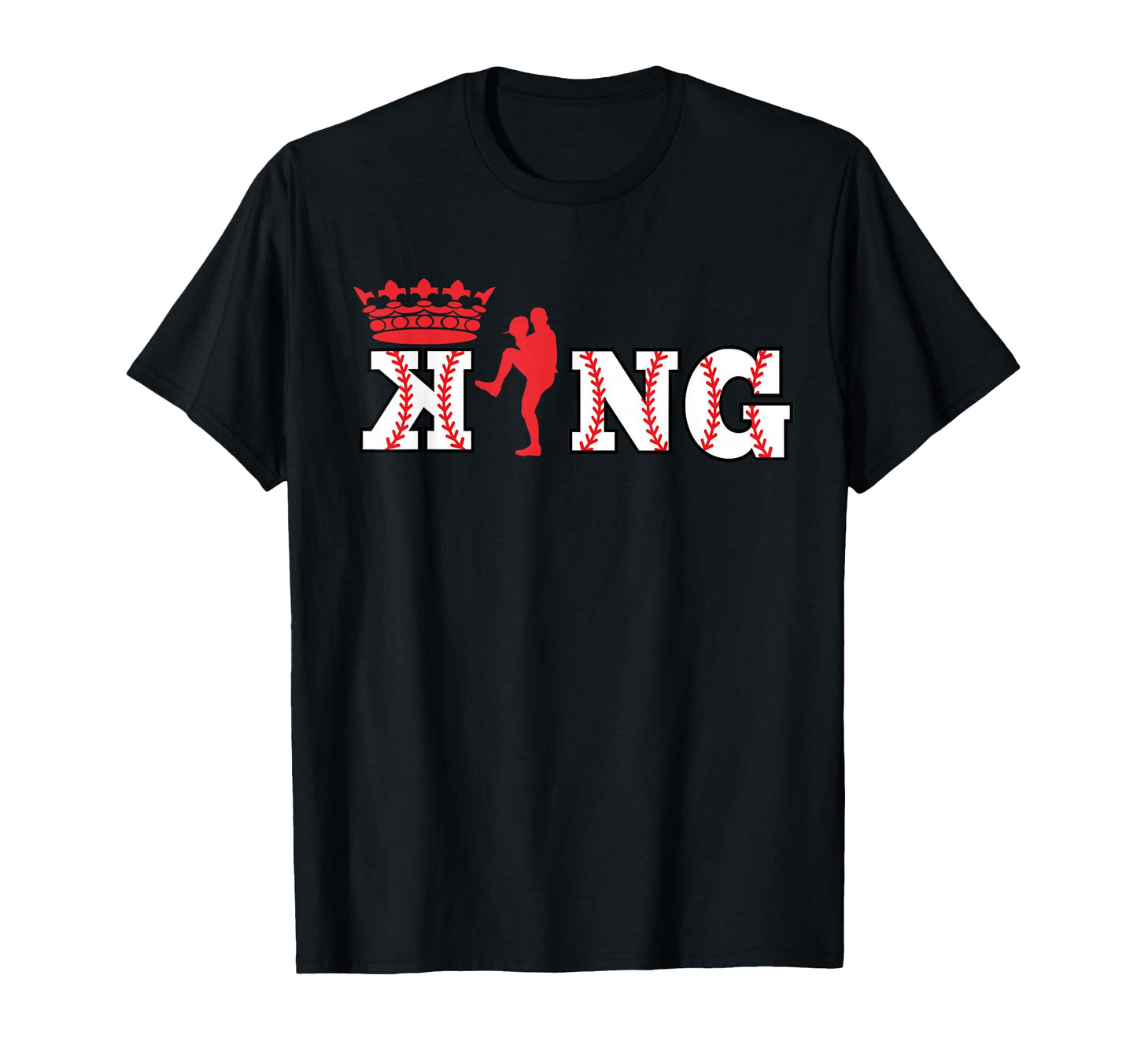 Strikeout Pitcher Backwards K Baseball T-Shirt - Trendy Graphic Men Women - T-Shirt, Sweatshirt, Hoodie