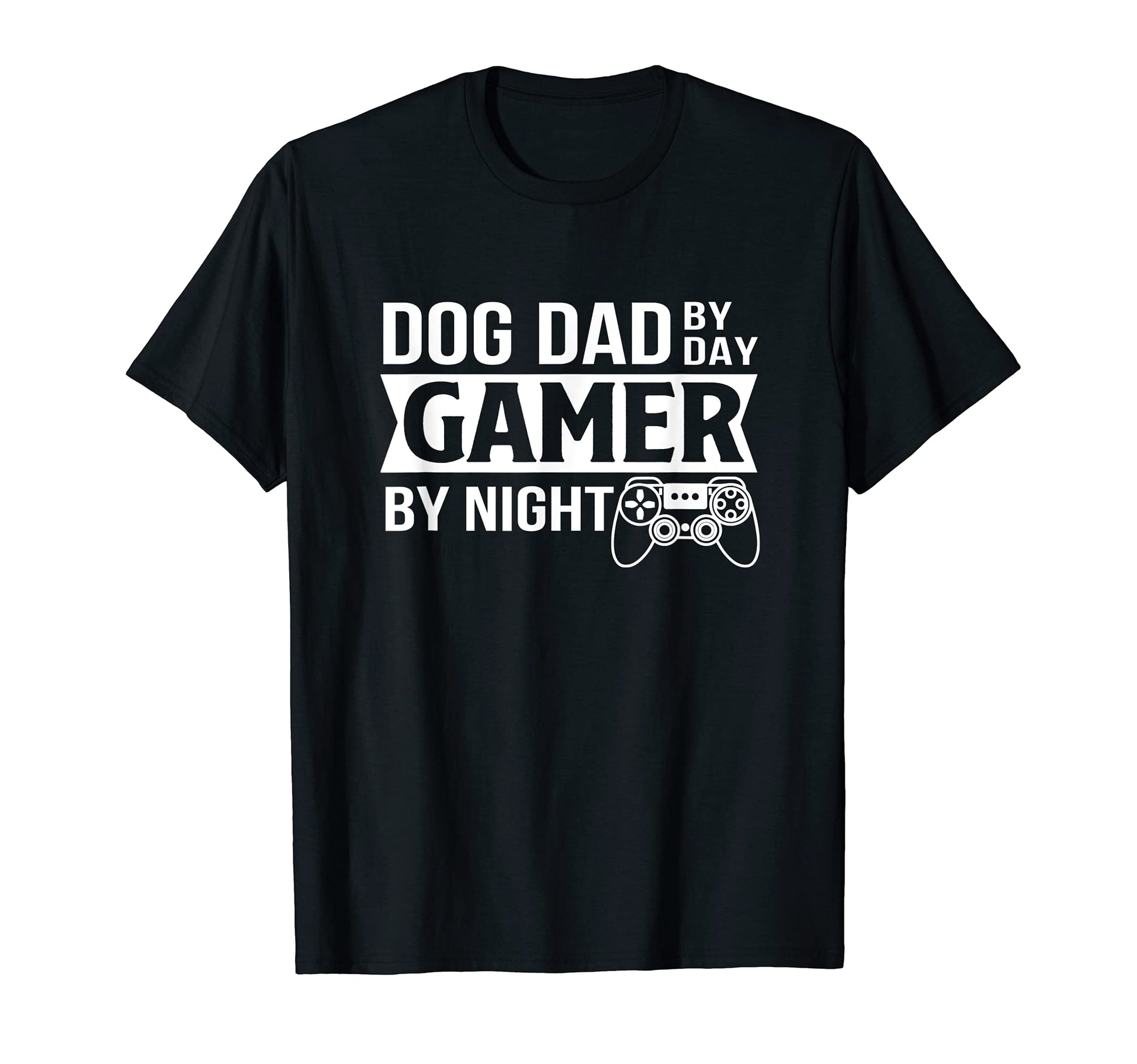 Mens Dog Dad Dad Gamer Night Funny Dog T-Shirt - Unique Graphic for Adults - T-Shirt, Sweatshirt, Hoodie