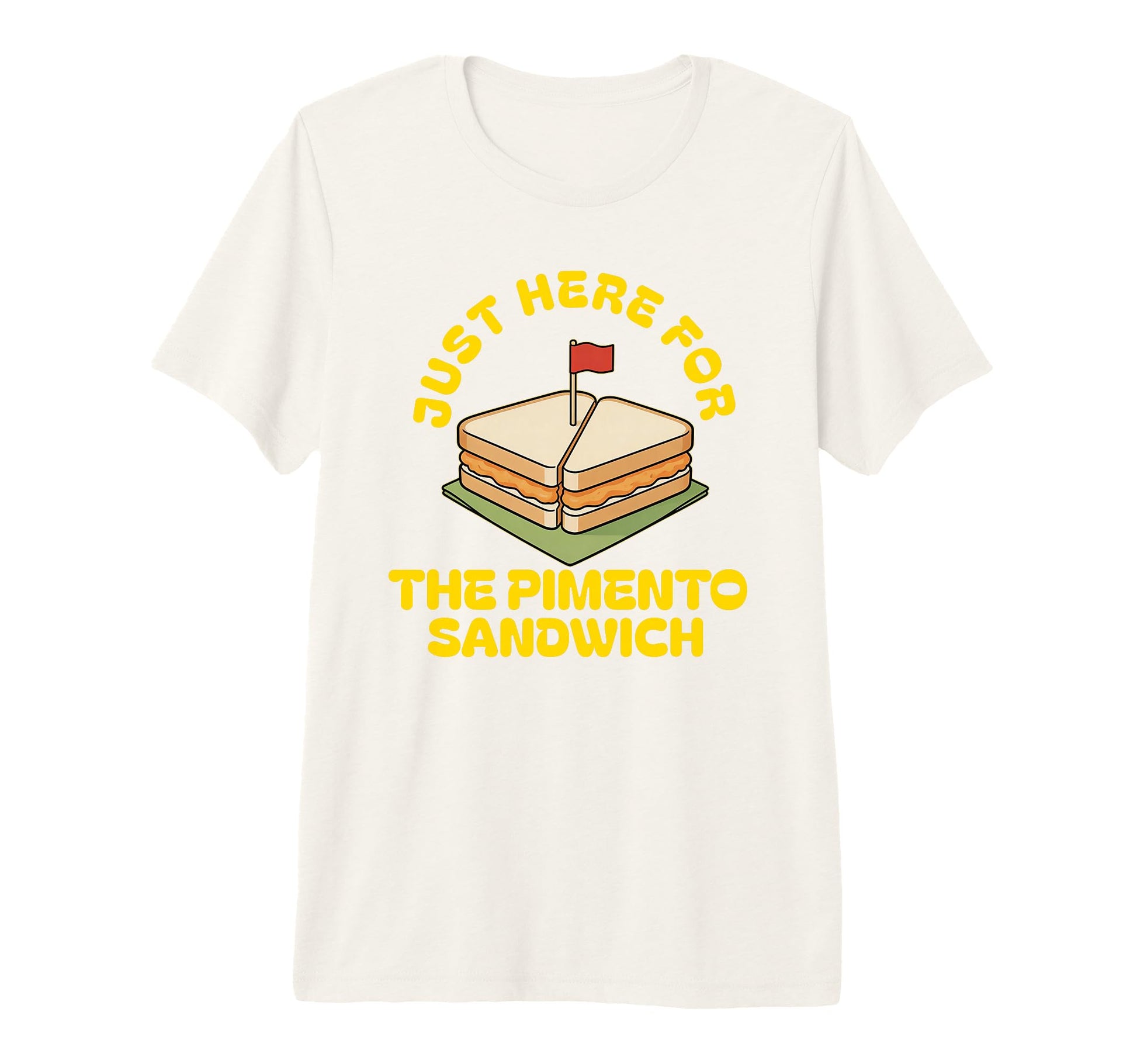 Pimento Cheese Sandwich Golf Dad T-Shirt - Casual Everyday Wear Unisex - T-Shirt, Sweatshirt, Hoodie