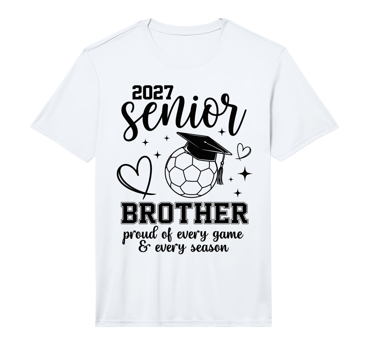 2027 Senior Soccer Brother Proud T-Shirt - Novelty Apparel for Adults - T-Shirt, Sweatshirt, Hoodie
