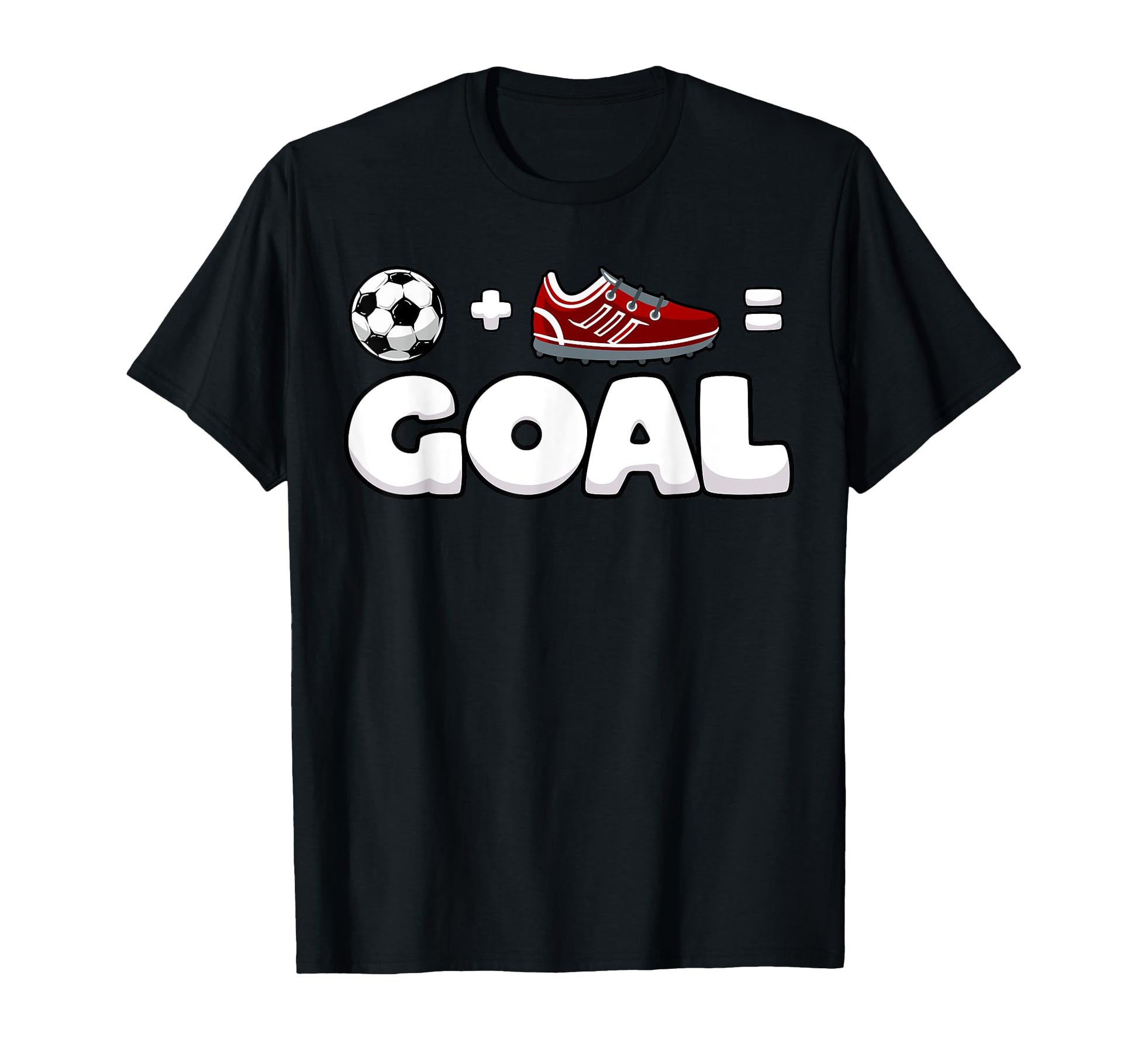 Funny Soccer Player Math Goal T-Shirt - Fun Novelty Design for Adults - T-Shirt, Sweatshirt, Hoodie