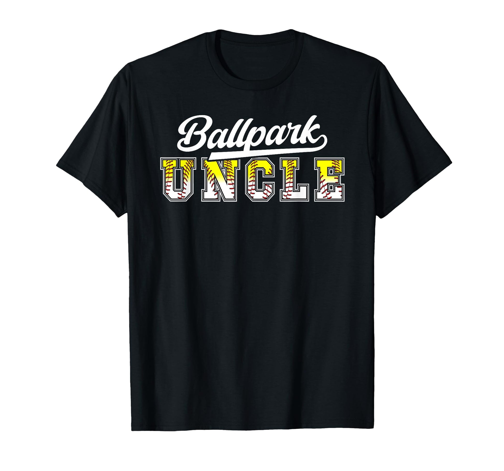Ballpark Uncle Baseball Softball Uncle T-Shirt - Graphic Print for Adults - T-Shirt, Sweatshirt, Hoodie
