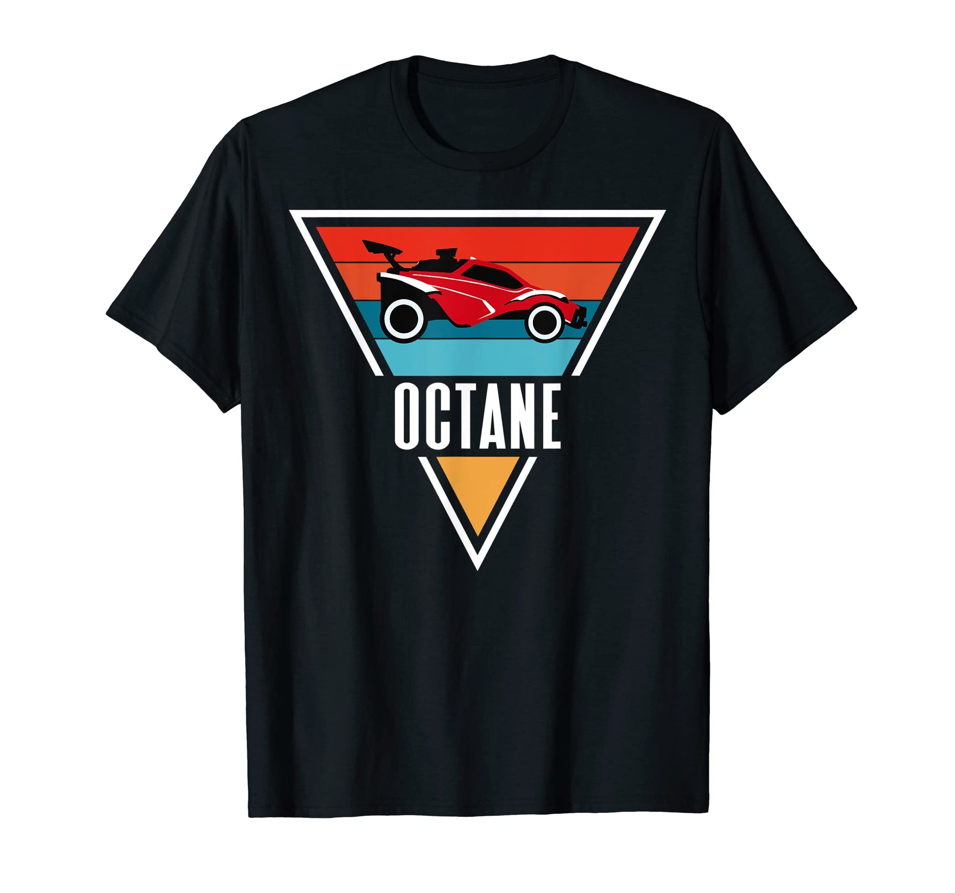 Octane Rocket Soccer Sunset Distressed T-Shirt - Fun Novelty Design Unisex - T-Shirt, Sweatshirt, Hoodie