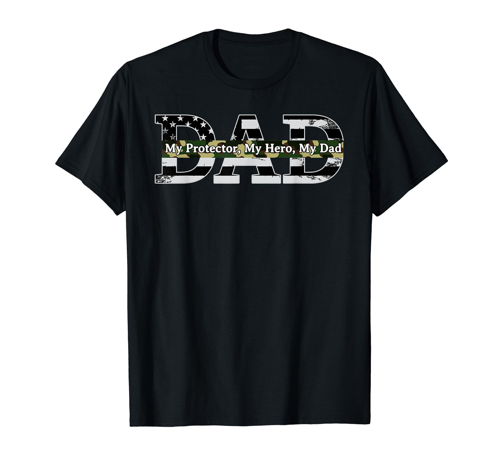 Happy Fathers Day My Protector Hero T-Shirt - Novelty Apparel for Adults - T-Shirt, Sweatshirt, Hoodie