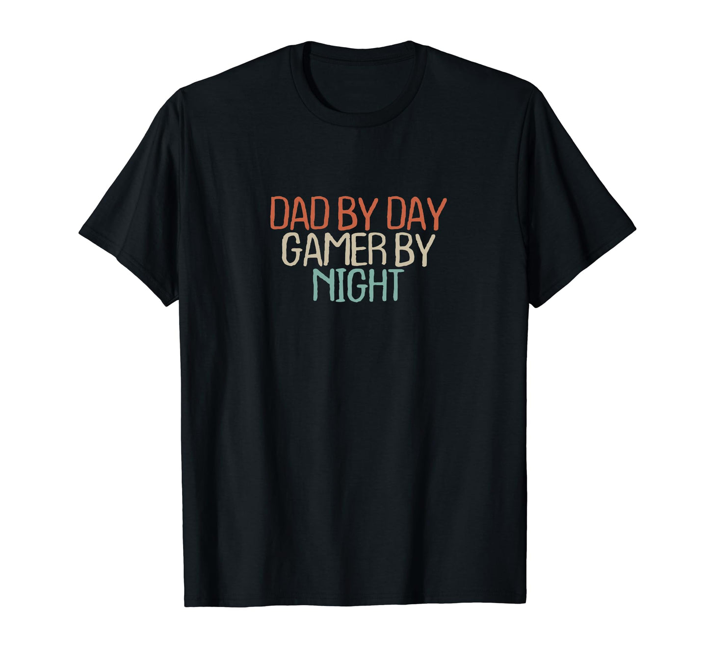 Old Text Dad Day Gamer Night T-Shirt - Aesthetic Graphic for Adults - T-Shirt, Sweatshirt, Hoodie