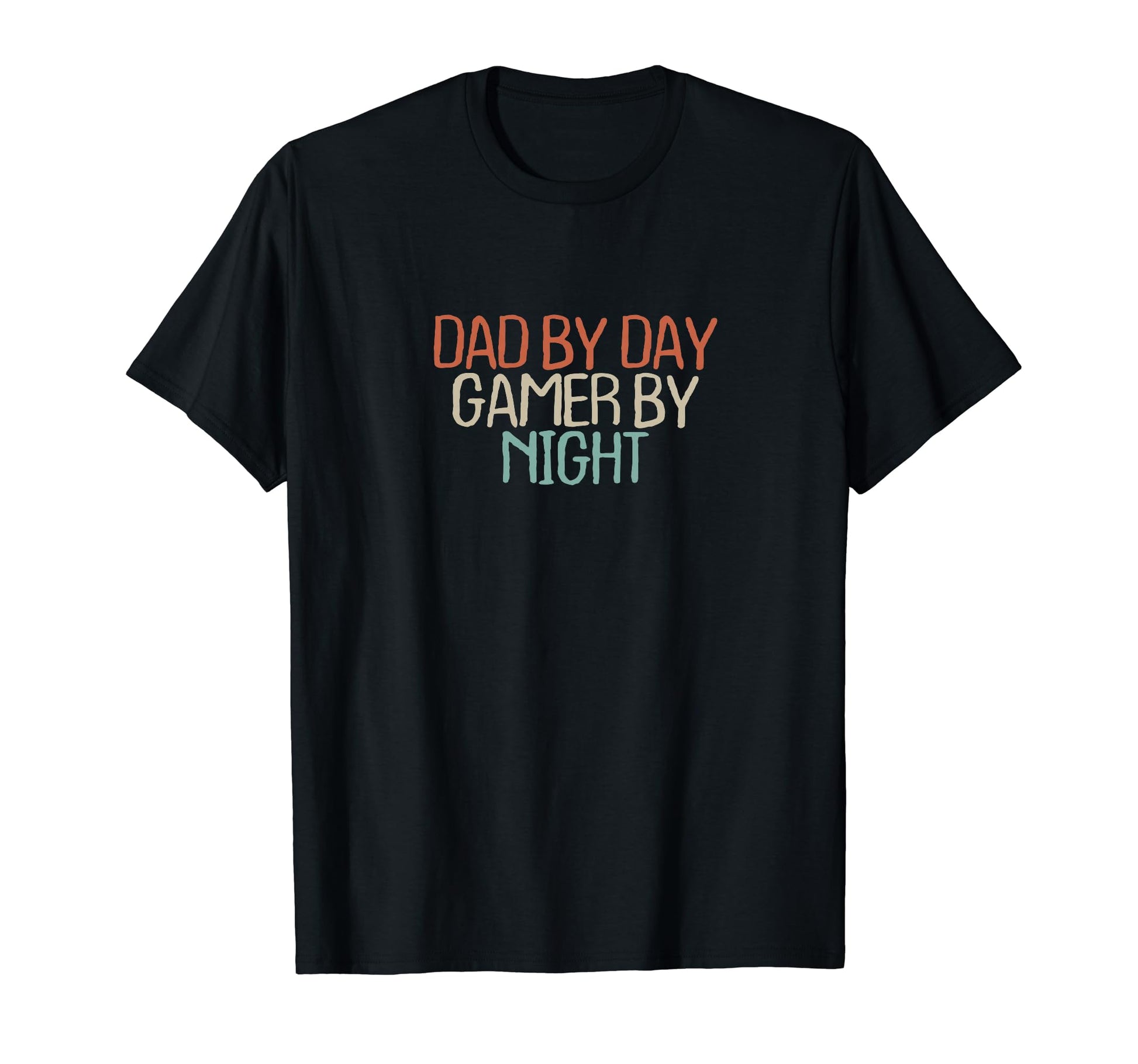 Old Text Dad Day Gamer Night T-Shirt - Aesthetic Graphic for Adults - T-Shirt, Sweatshirt, Hoodie