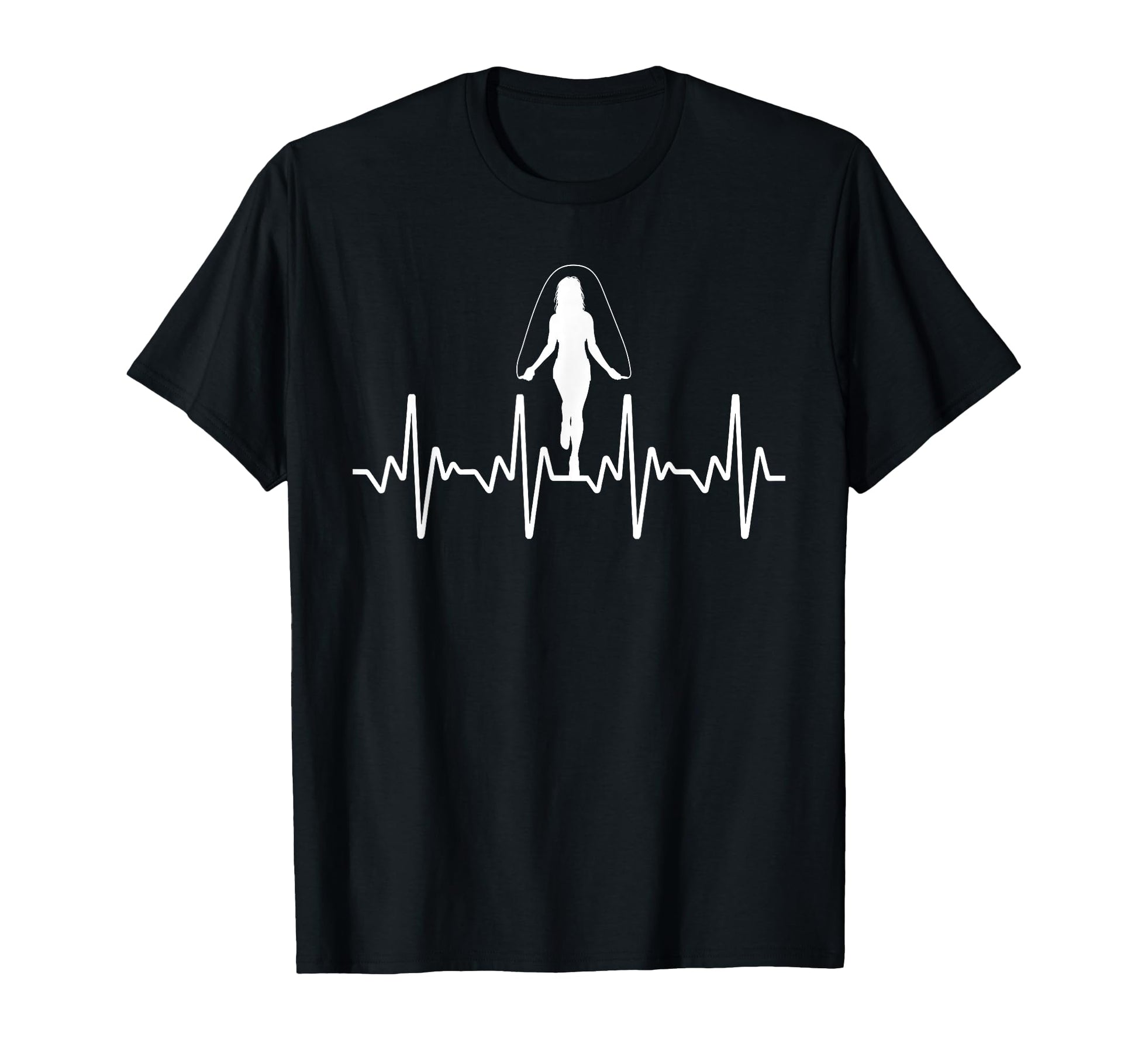 Jump Rope Art Cardio Rope Skipping T-Shirt - Fun Novelty Design for Adults - T-Shirt, Sweatshirt, Hoodie