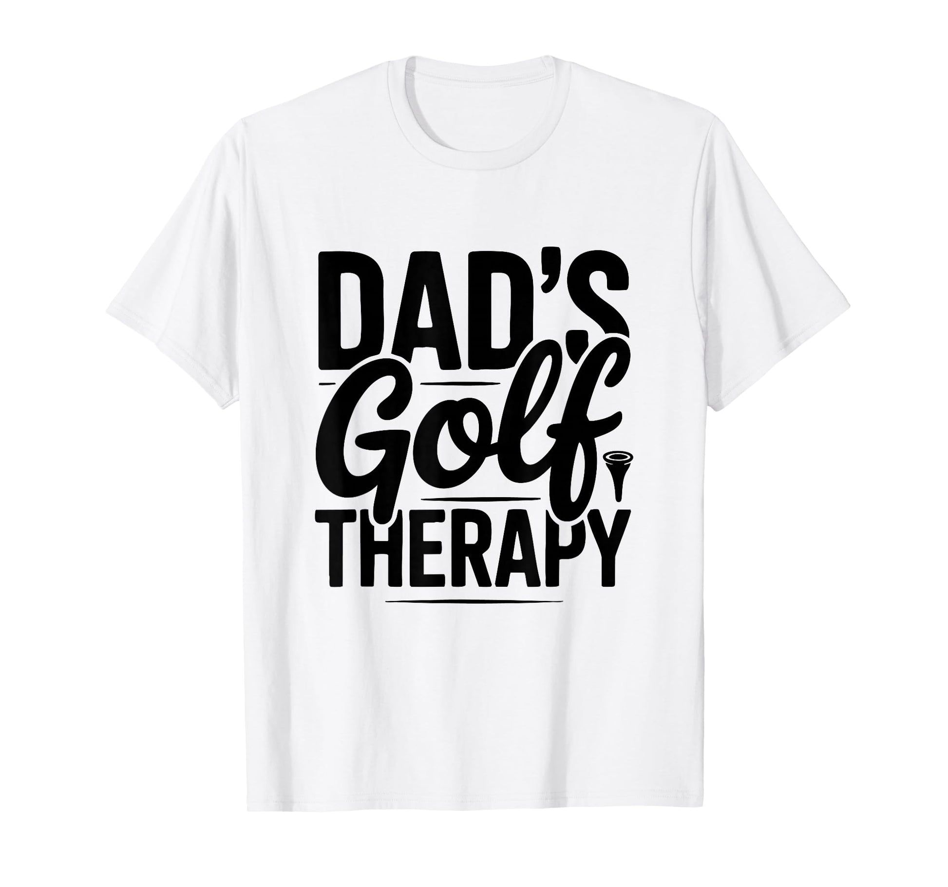 Dads Golf Therapy Funny Golf Dad T-Shirt - Custom Art Print for Adults - T-Shirt, Sweatshirt, Hoodie