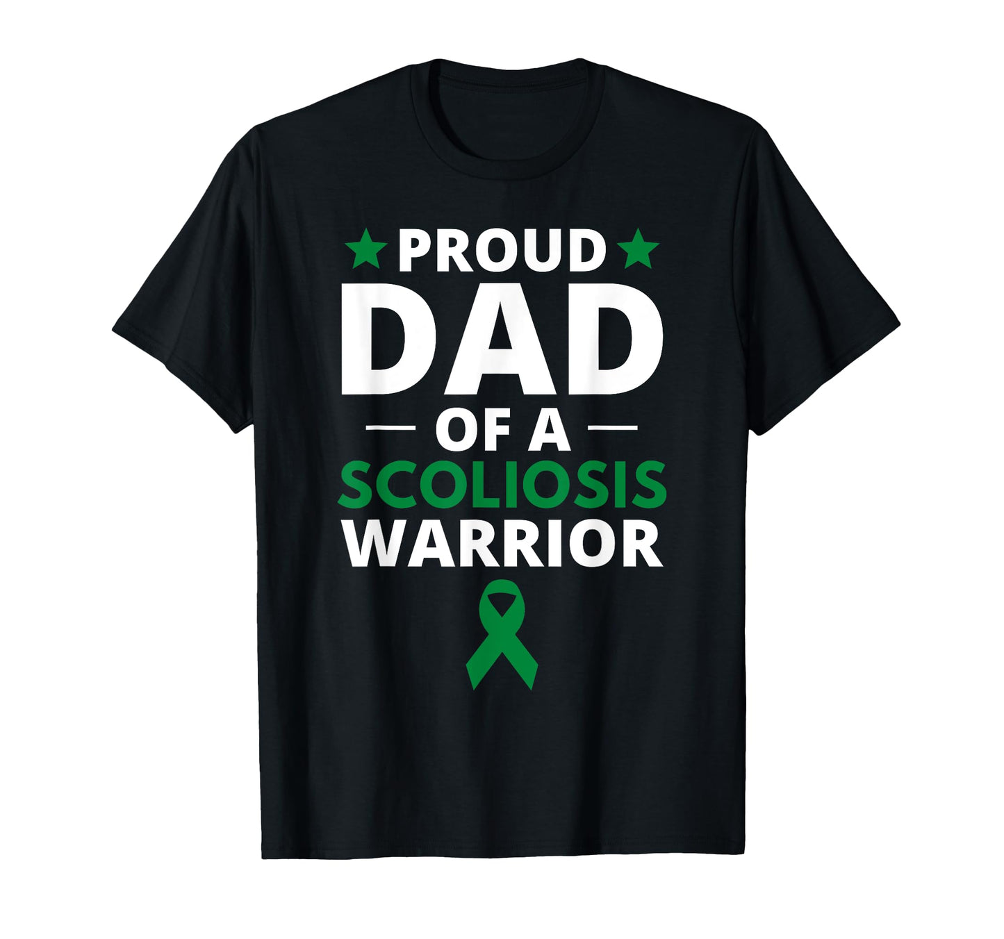 Proud Dad Scoliosis Warrior Scoliotic T-Shirt - Trendy Graphic for Adults - T-Shirt, Sweatshirt, Hoodie