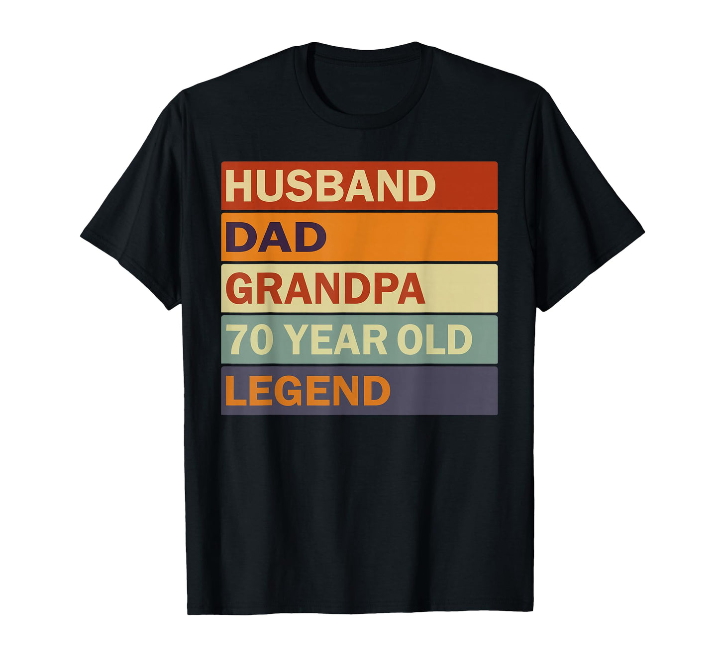 70Th Birthday 70 Year Old Dad And Grandpa T-Shirt - Graphic Print Men Women - T-Shirt, Sweatshirt, Hoodie