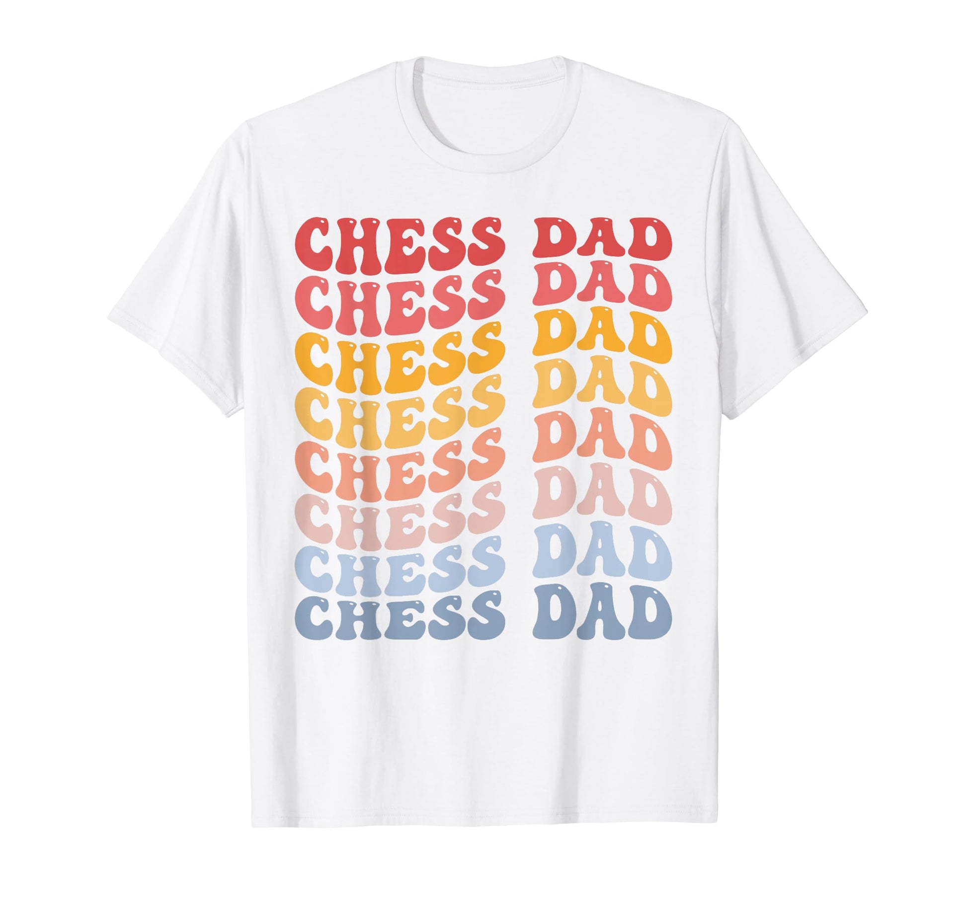 Chess Dad Groovy Board Game Gambit T-Shirt - Trendy Graphic for Adults - T-Shirt, Sweatshirt, Hoodie