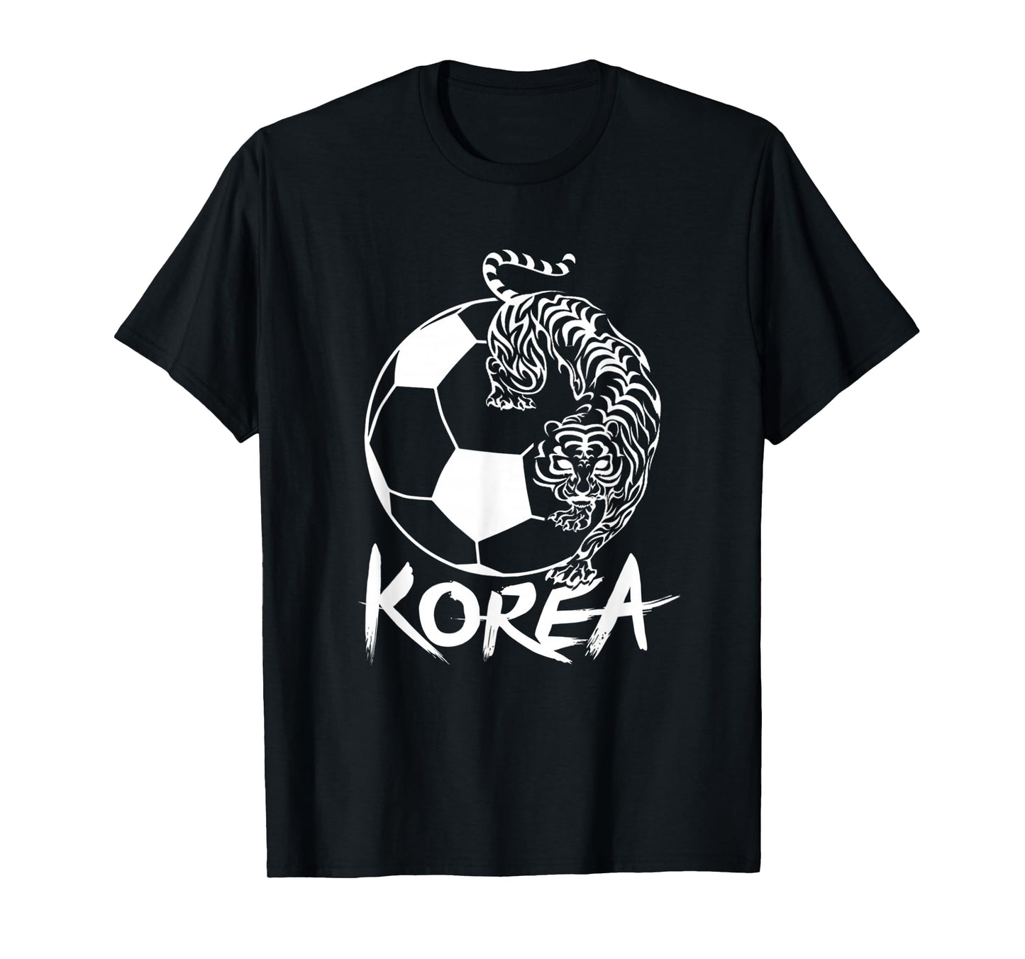 South Korean Soccer Football Fan Tiger T-Shirt - Graphic Print for Adults - T-Shirt, Sweatshirt, Hoodie